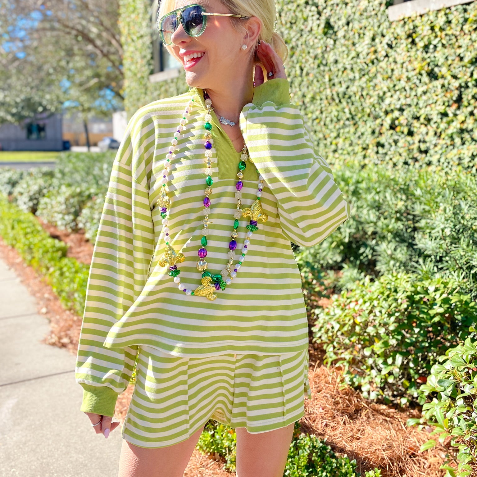 MG Polo Striped Collared Shirt