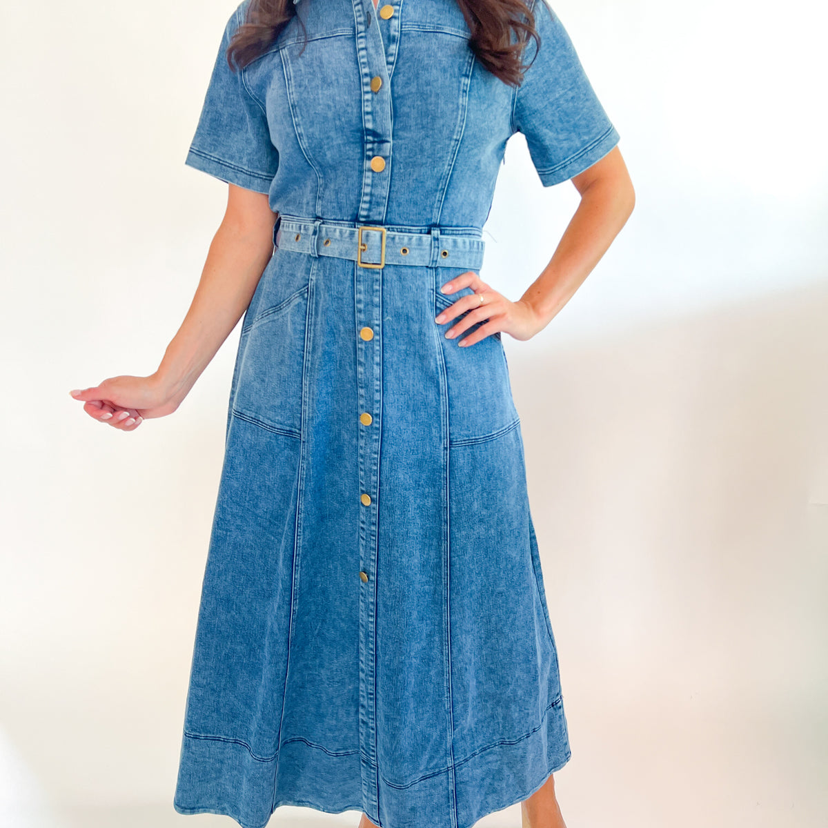 dana denim maxi dress Tamara Denim Maxi Dress – Swoon Boutique New Orleans