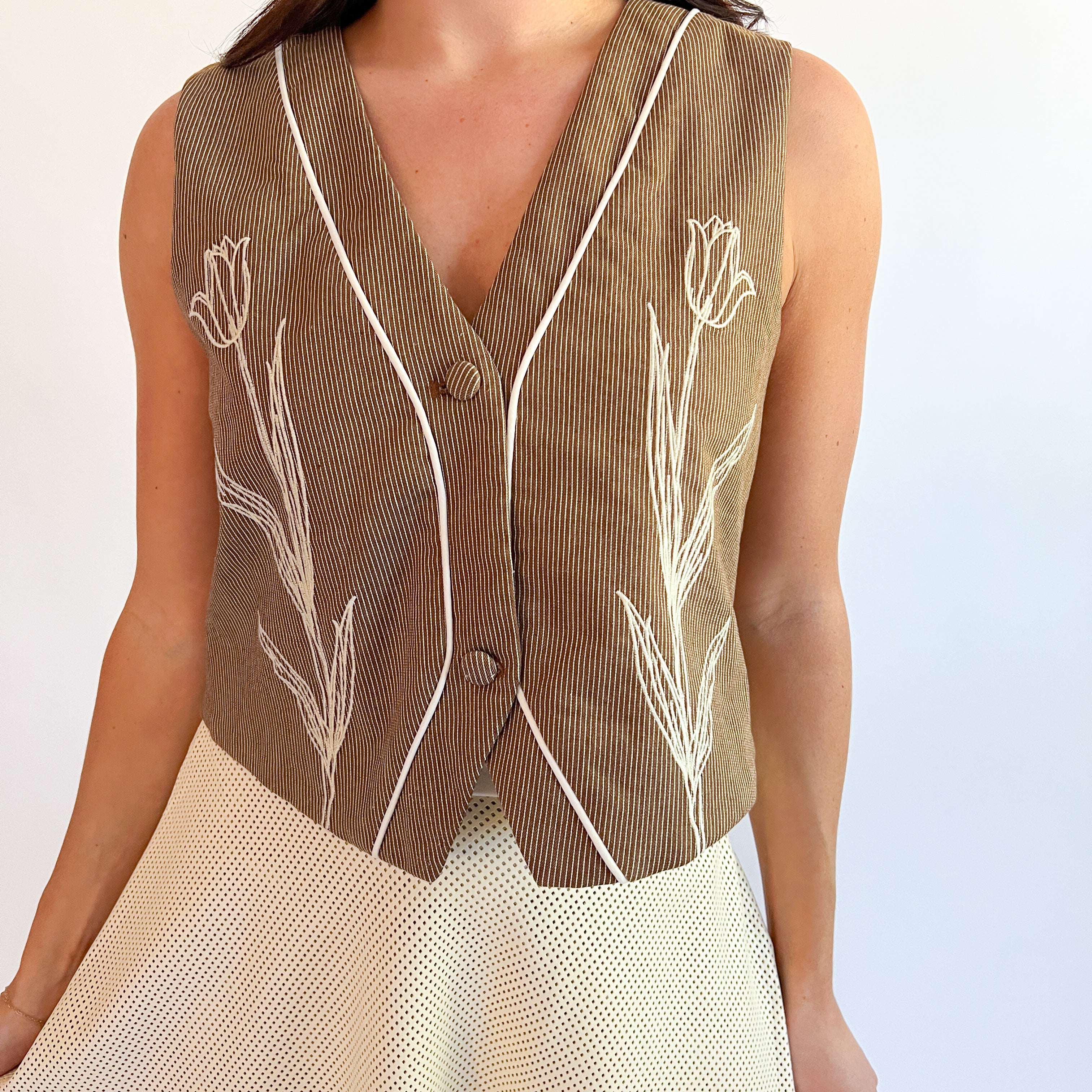 Estonia Embroidered Vest