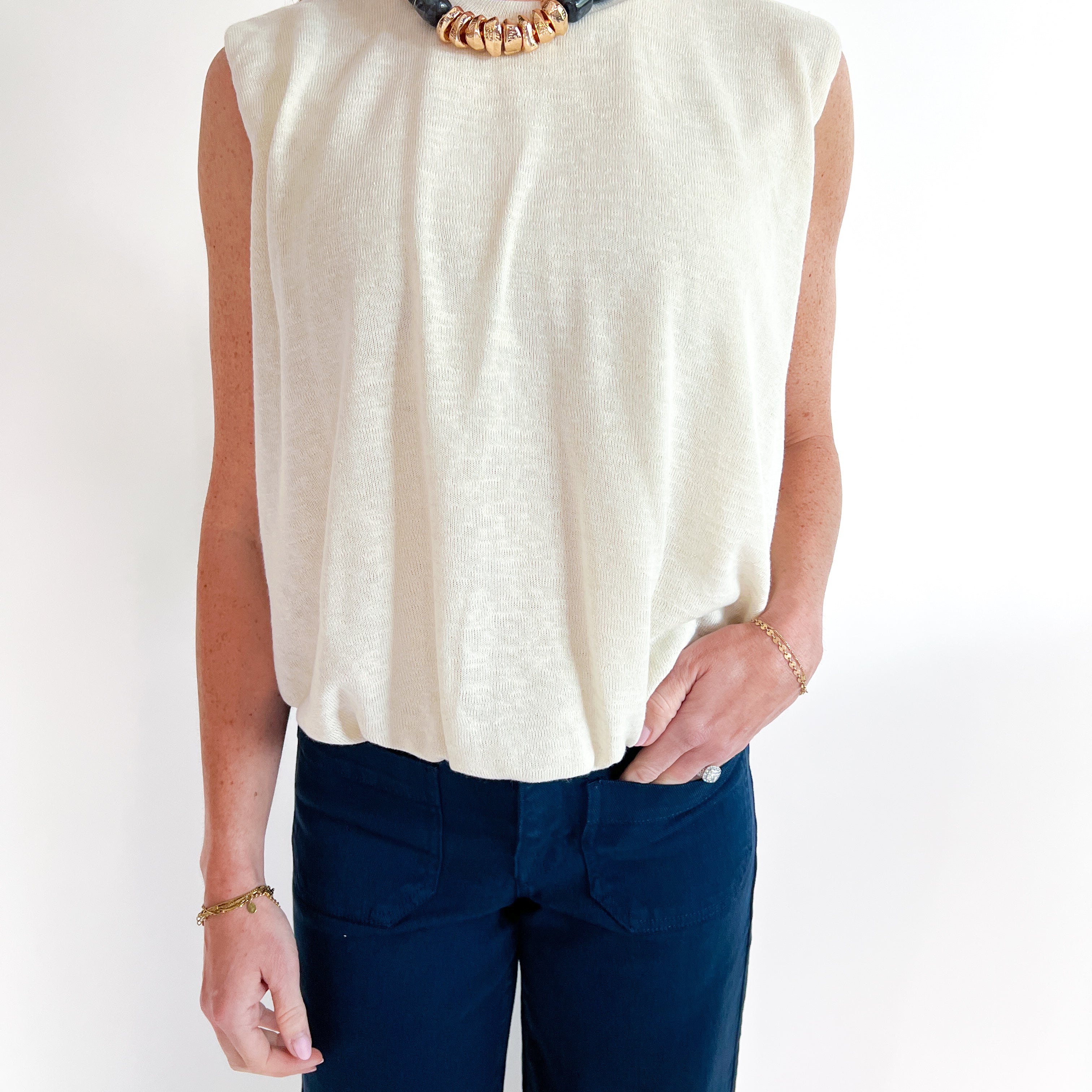 Quinn Bubble Shell Top