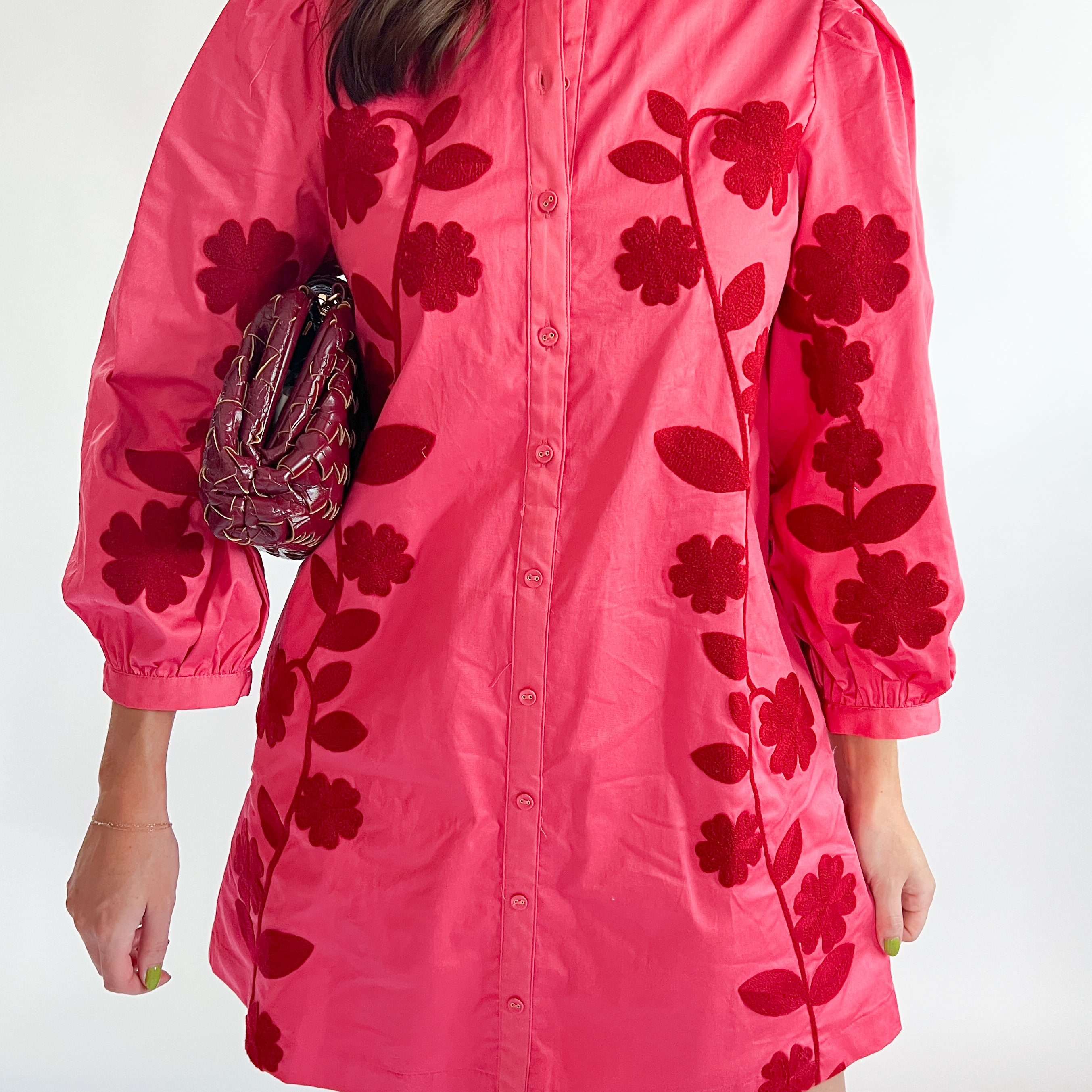 Serena Flower Mini Dress