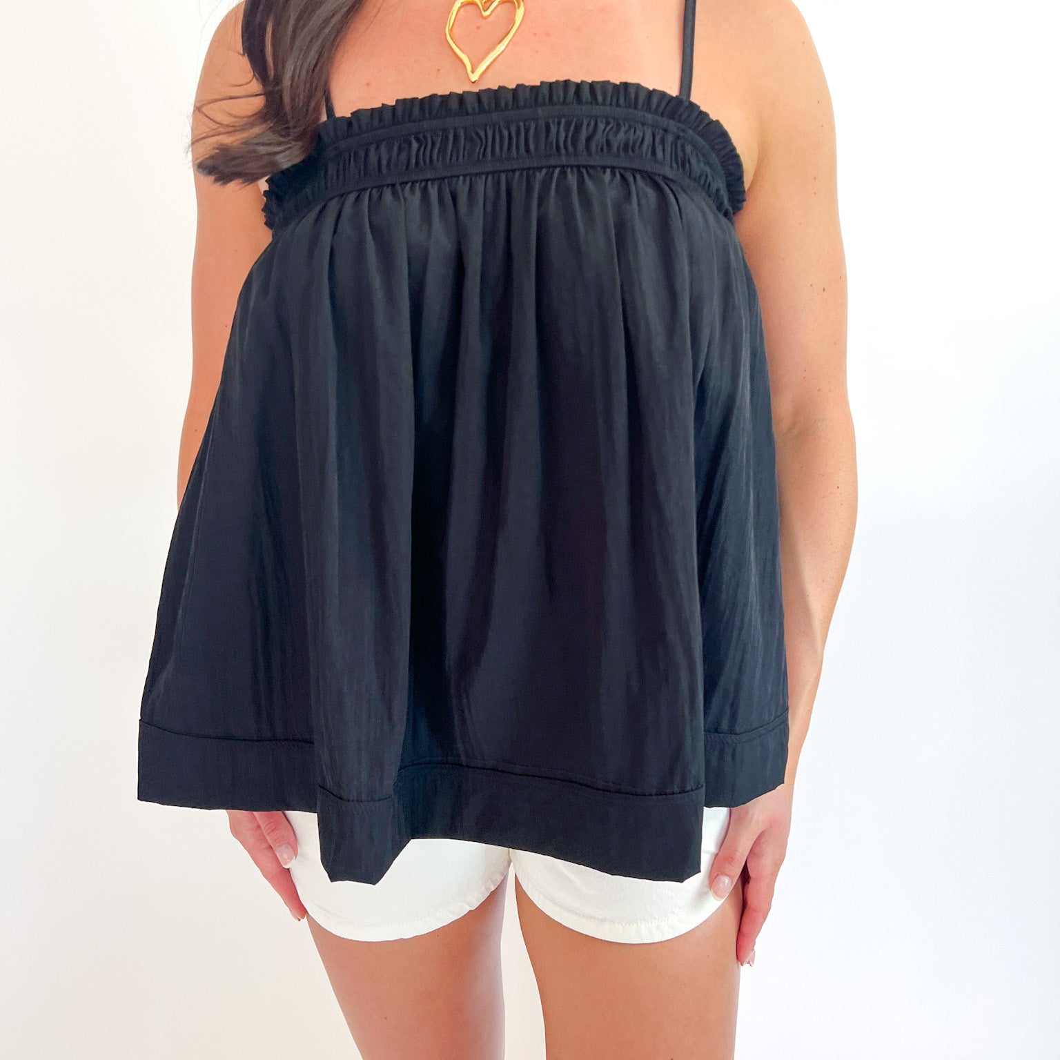 Smocked Flowy Tank Top