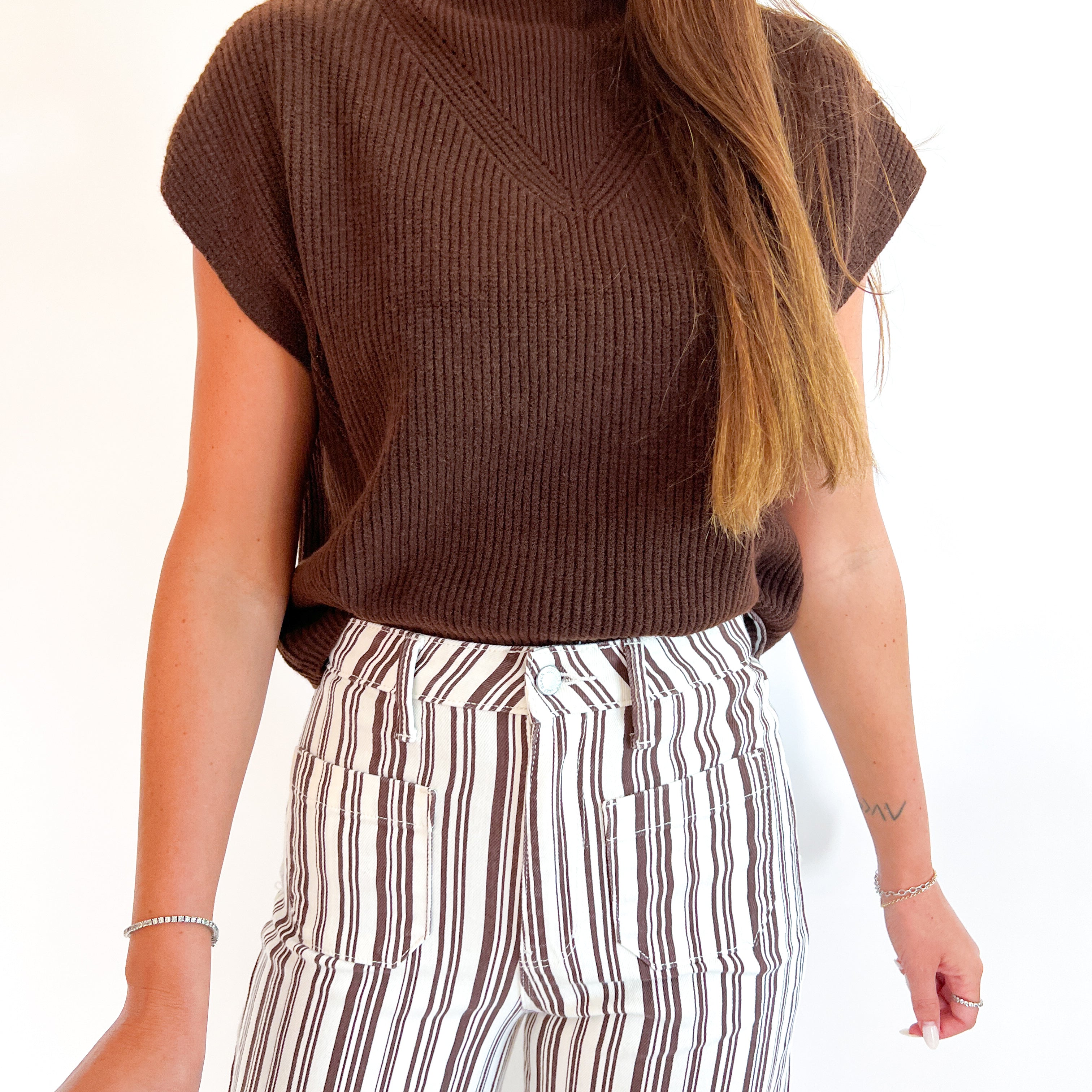 Mock Neck Sweater Top