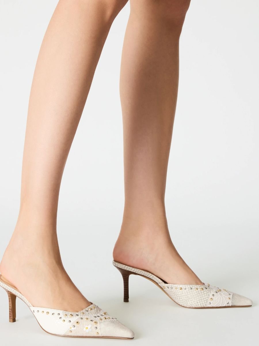 Alexi Bone Stud Heel - Swoon Boutique New Orleans