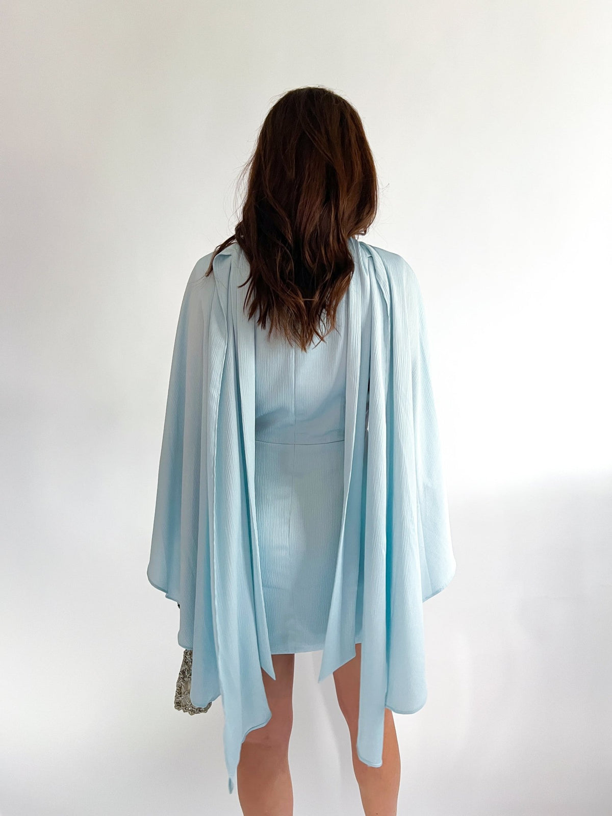 Auriella Cape Mini Dress - Swoon Boutique New Orleans