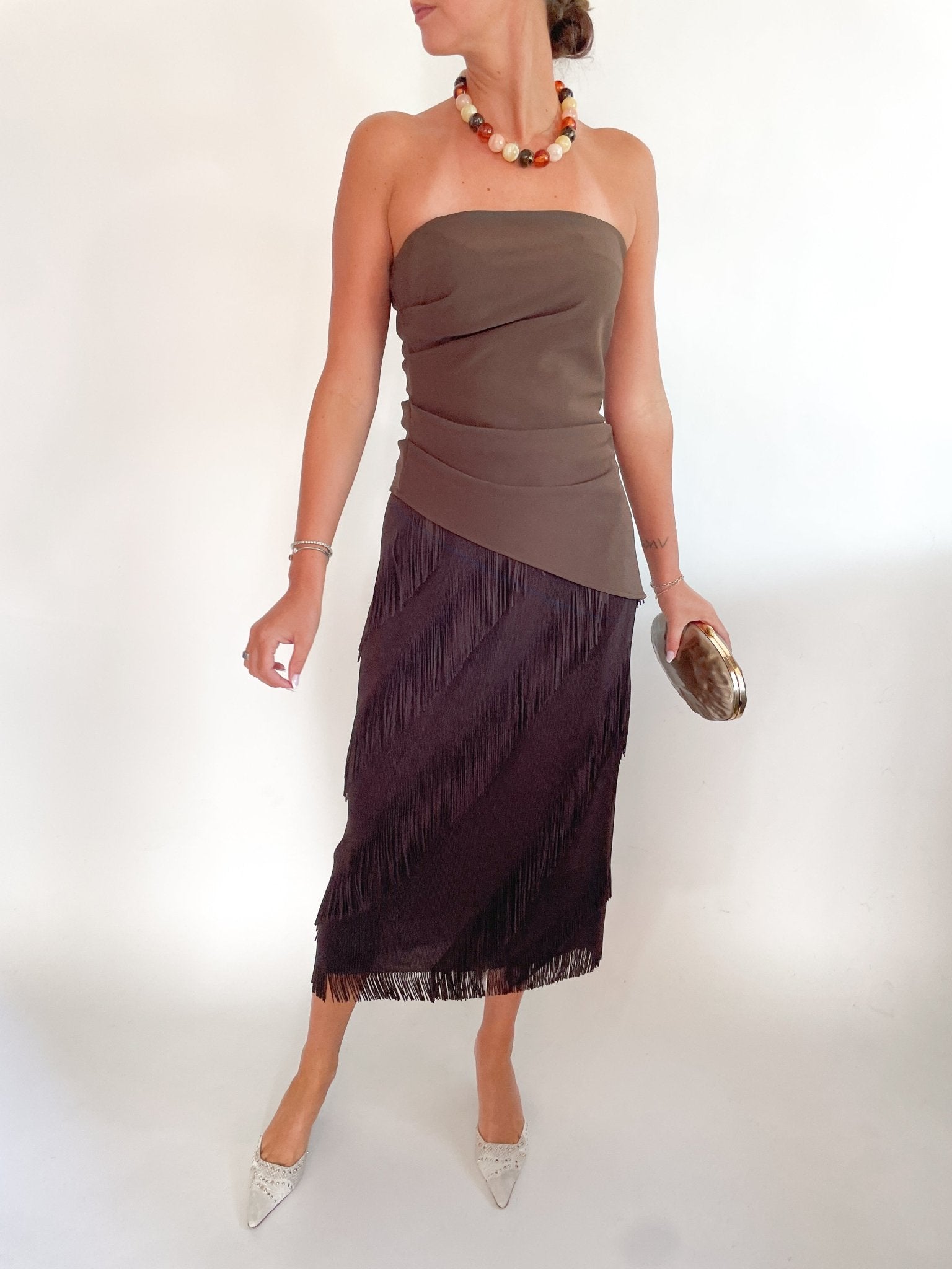Bandeau Asymmetric Top - Swoon Boutique New Orleans