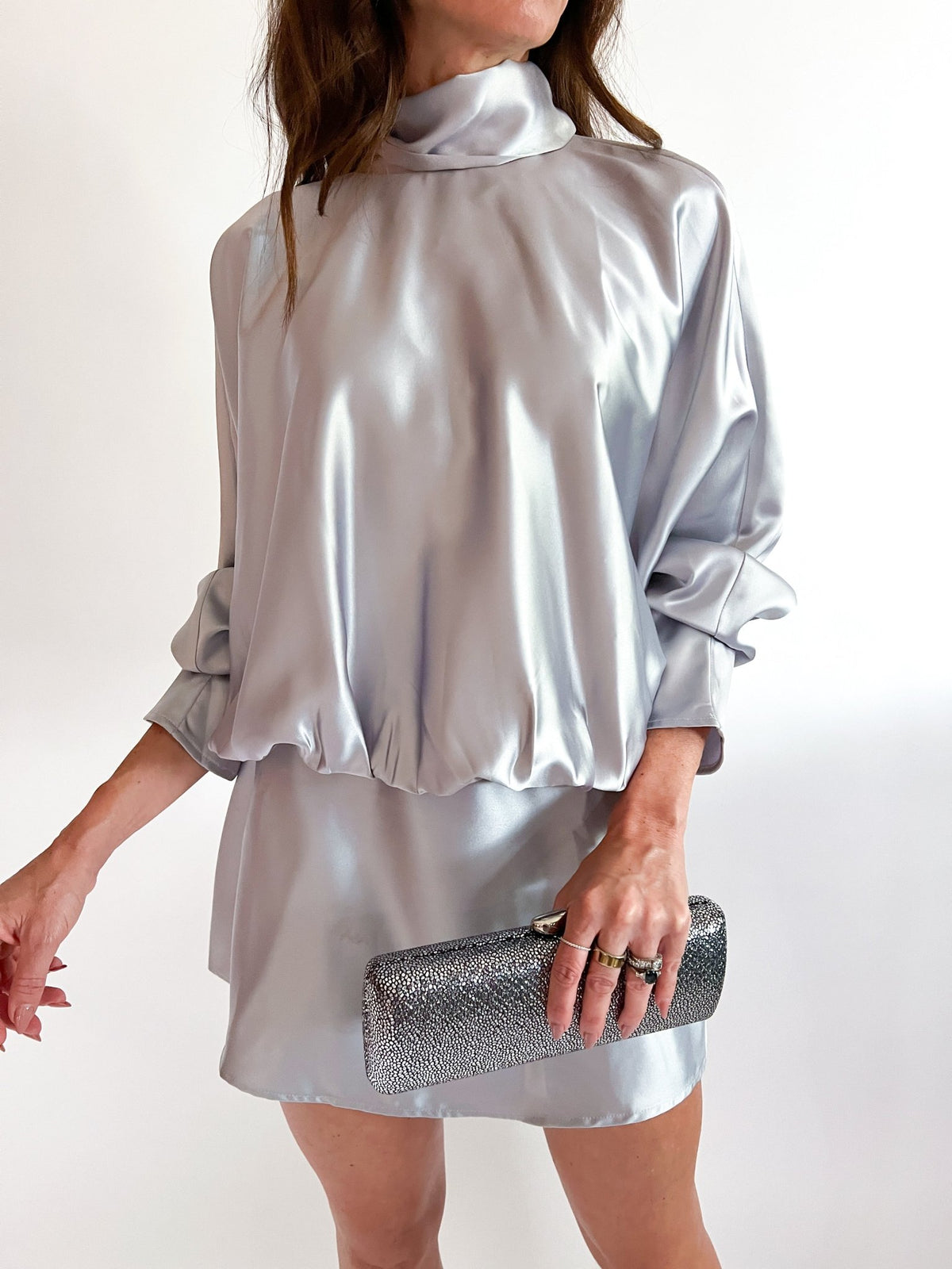 Bellucci Satin Dress - Swoon Boutique New Orleans