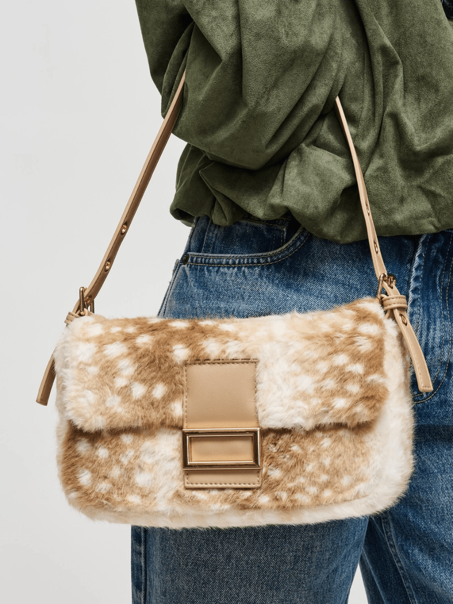 Beverly Faux Fur Crossbody - Swoon Boutique New Orleans