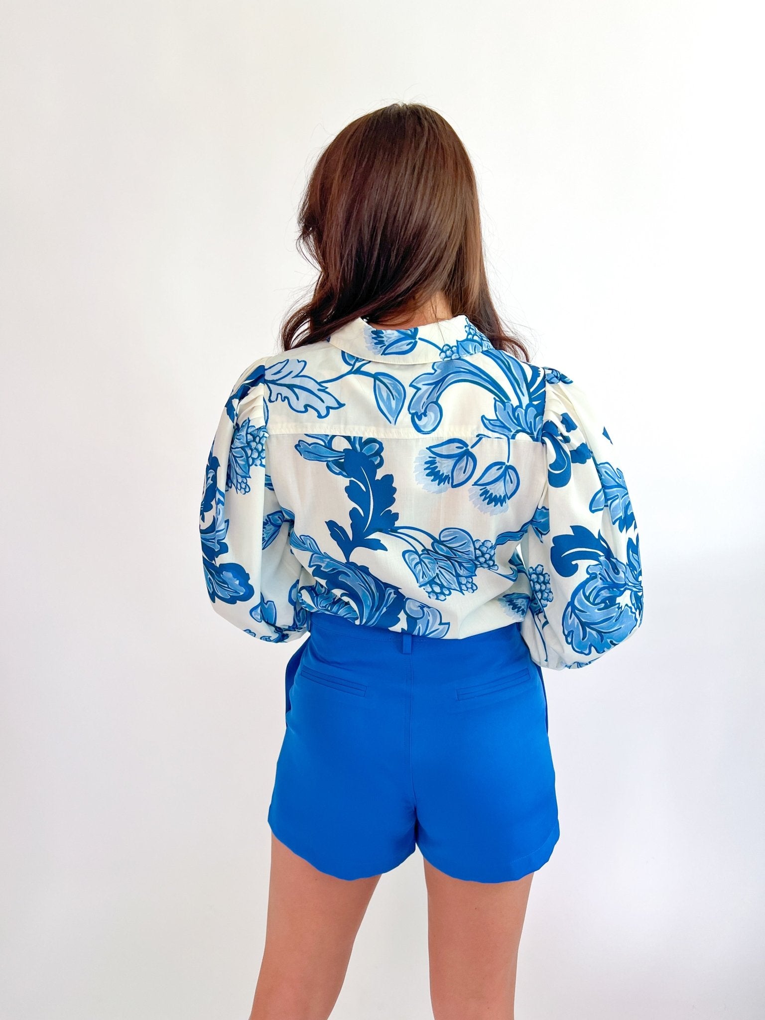 Blueleaf Fitted Blouse - Swoon Boutique New Orleans