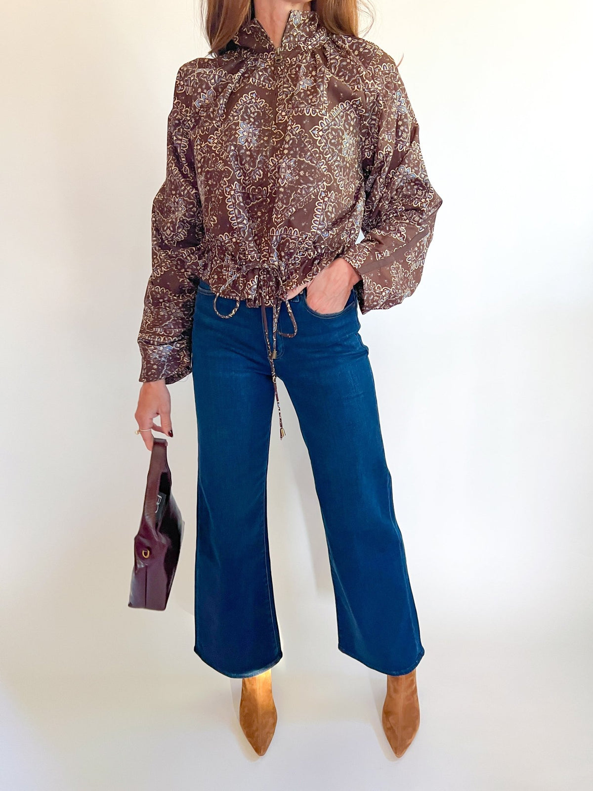 Botanical Print Jacket - Swoon Boutique New Orleans