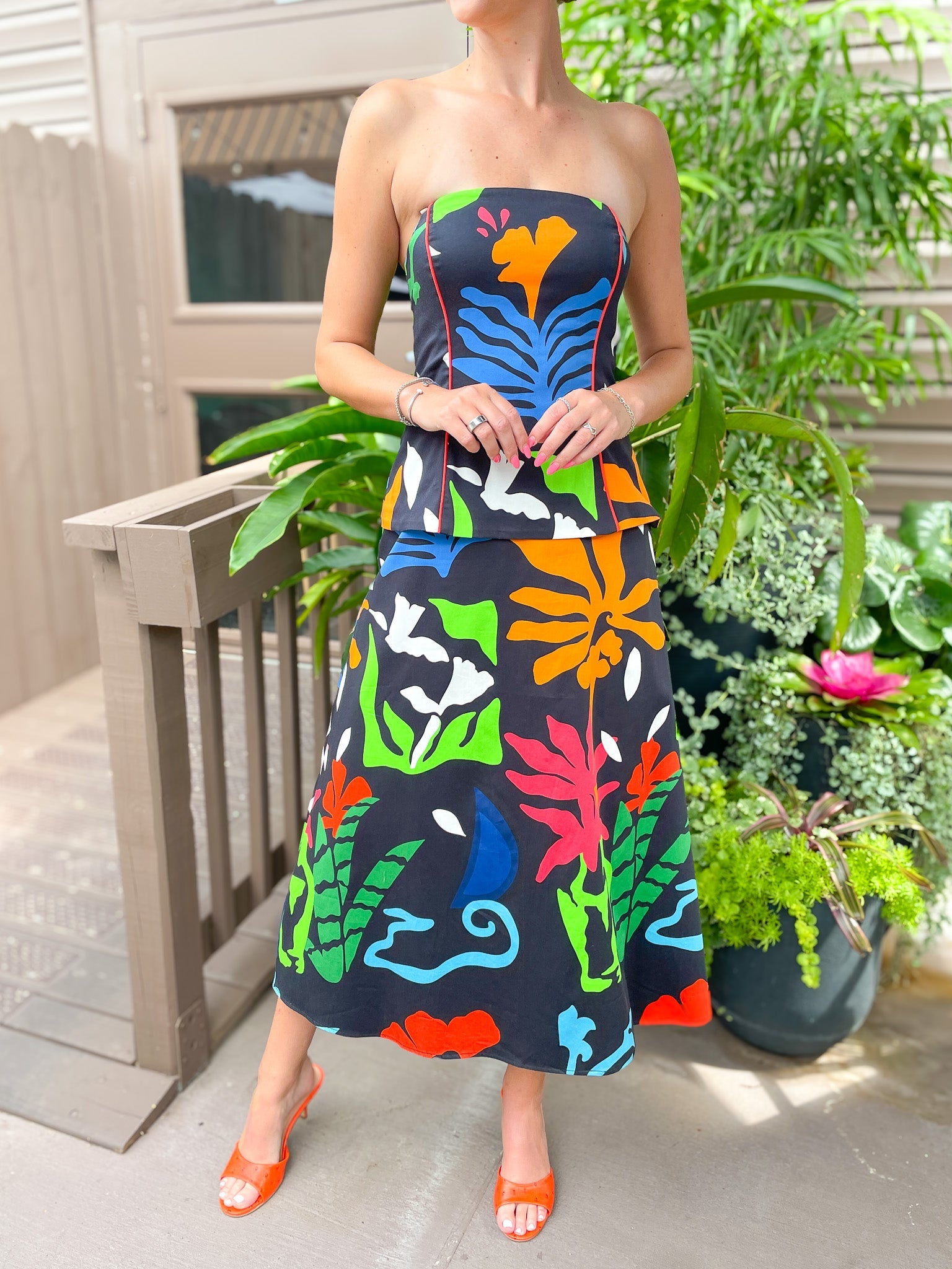 Brooks Majorelle Midi Dress - Swoon Boutique New Orleans