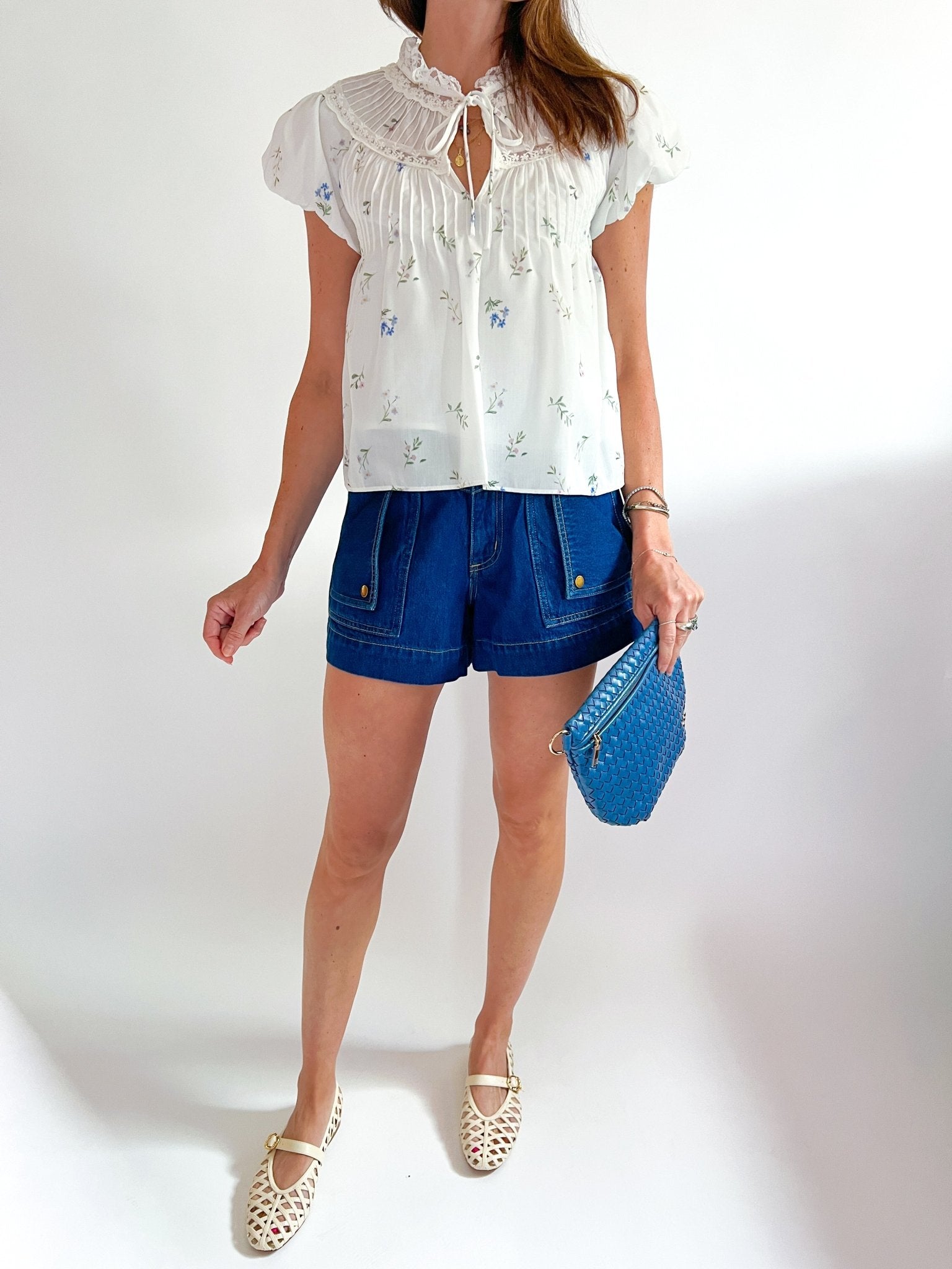 Celene Denim Shorts - Swoon Boutique New Orleans