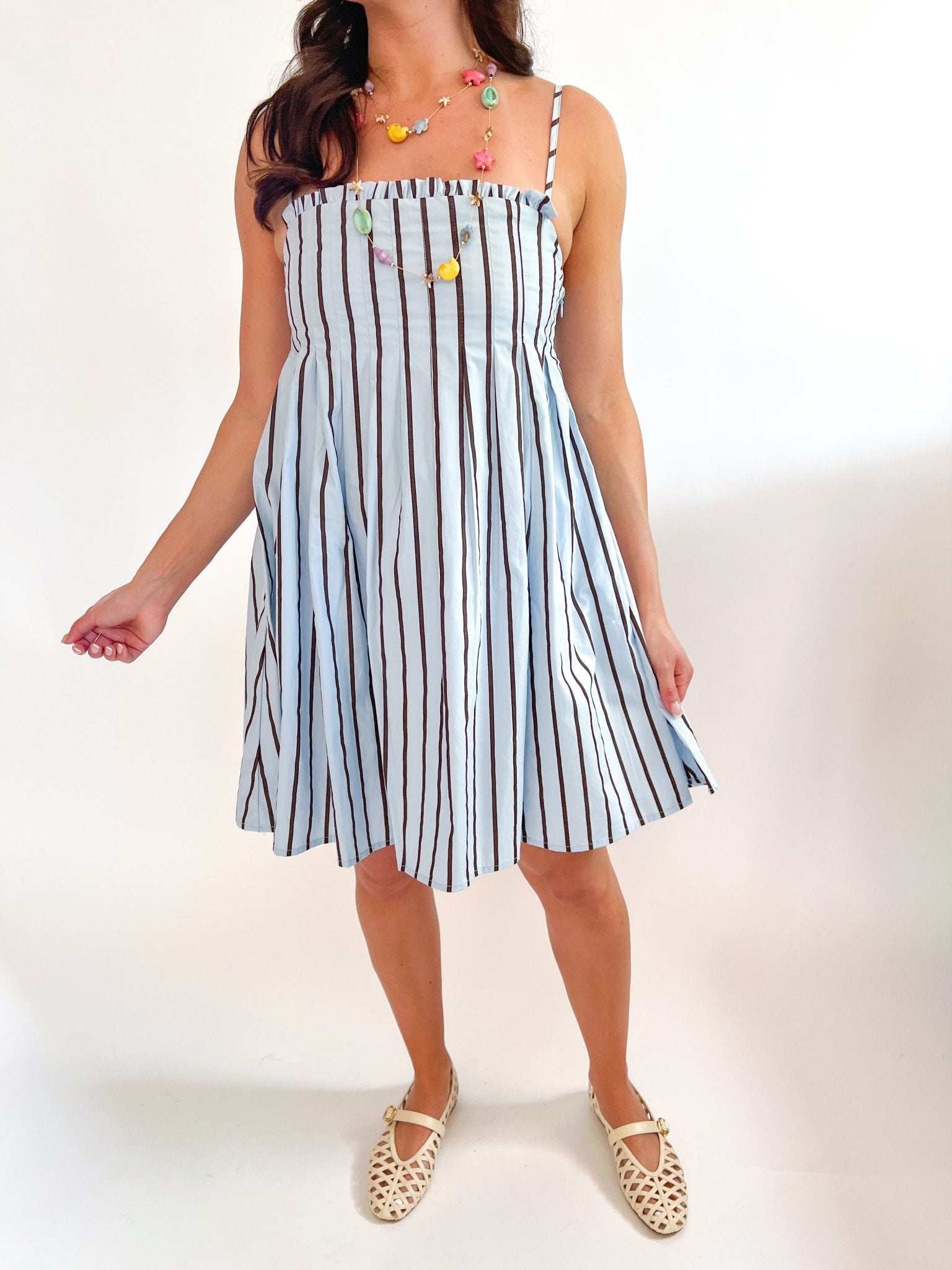 Cole Stripe Mini Dress - Swoon Boutique New Orleans