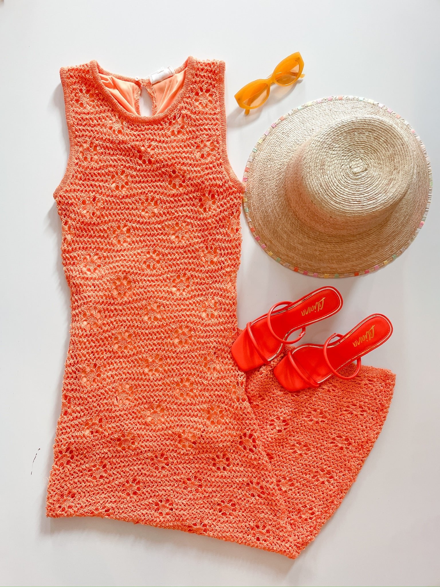 Crochet Cover Up Maxi Dress - Swoon Boutique New Orleans