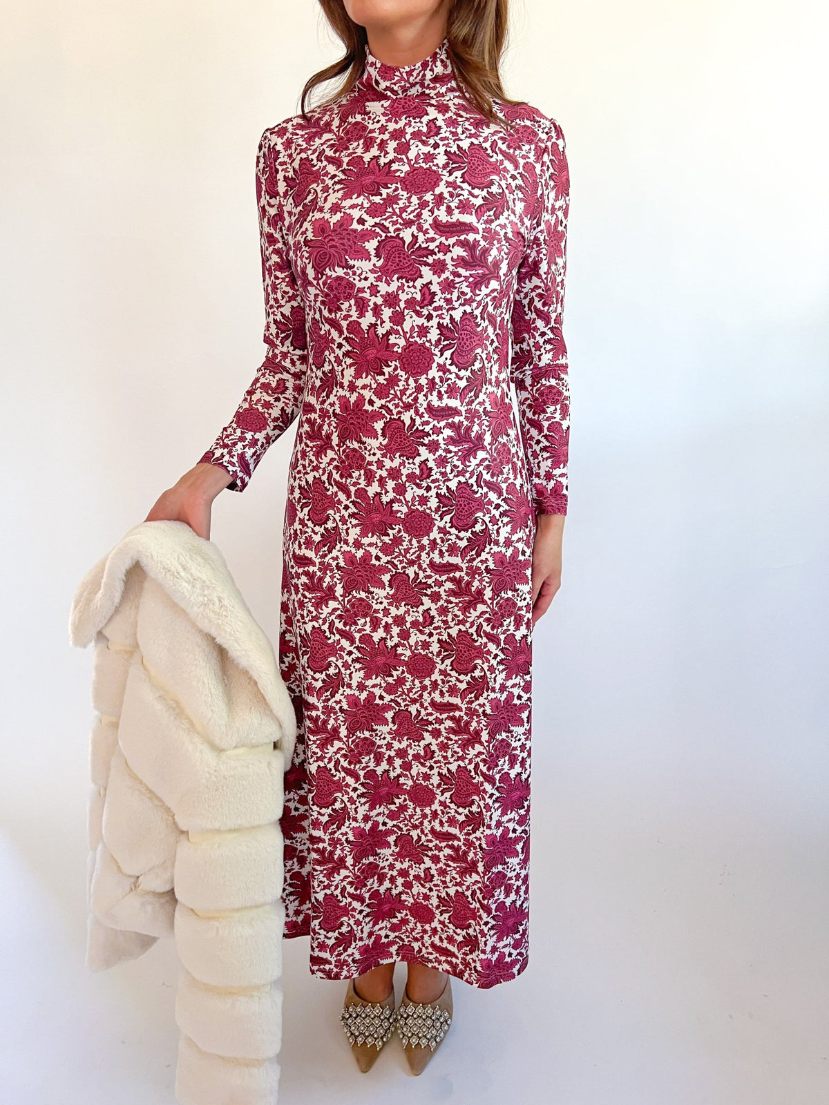 Daisy Regal Raspberry Dress - Swoon Boutique New Orleans