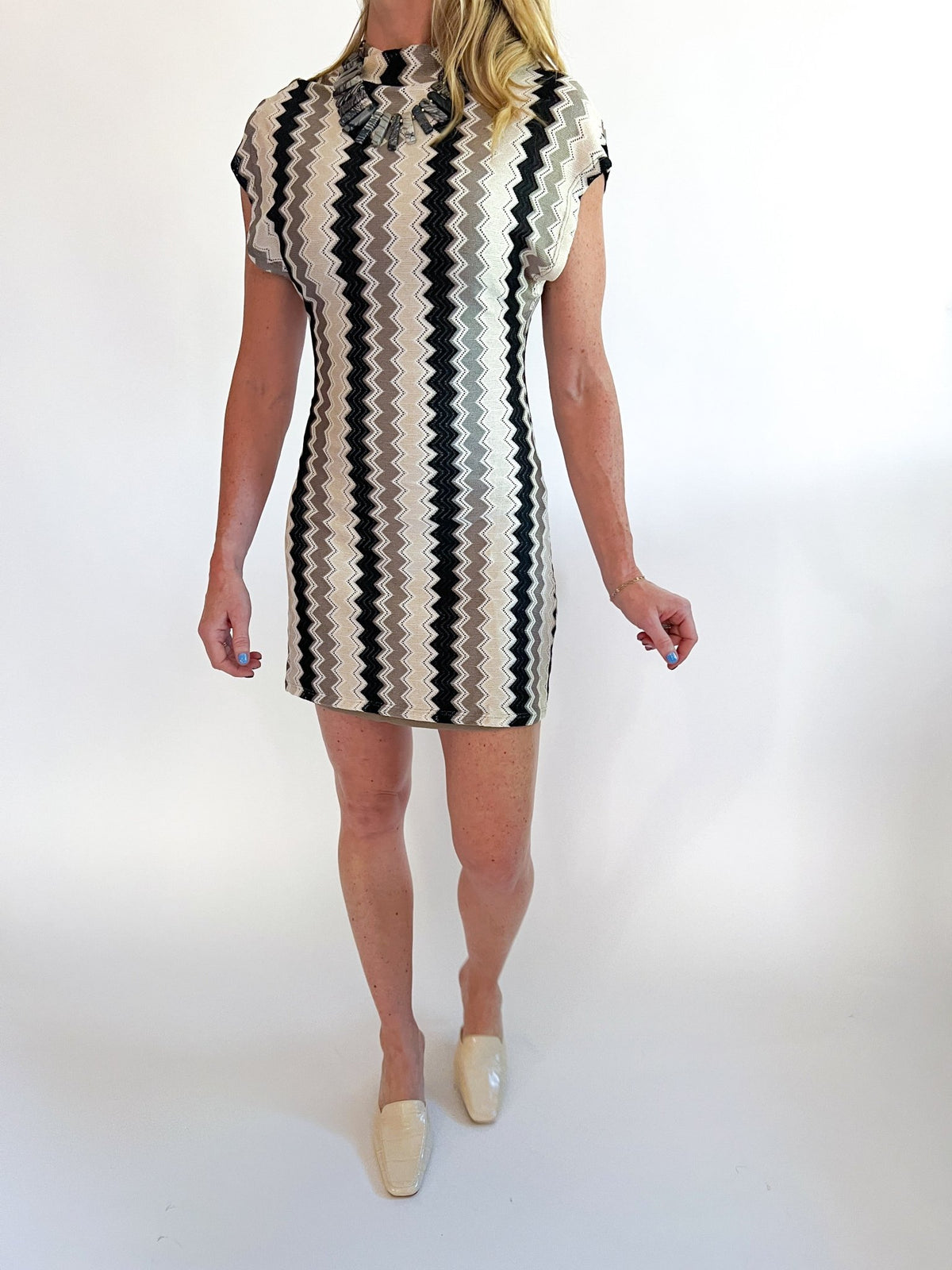 Devon Striped Knit Mini - Swoon Boutique New Orleans