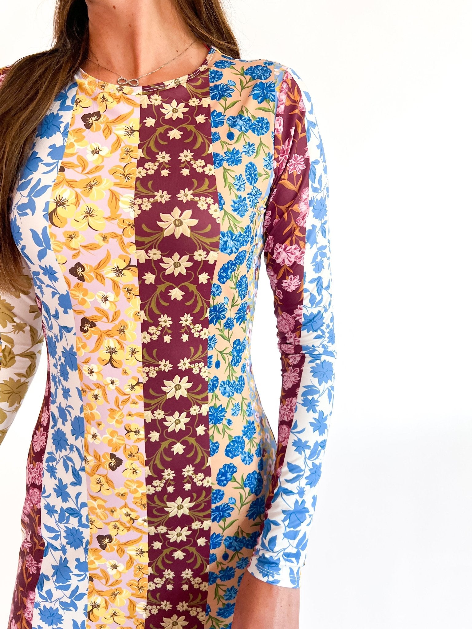 Dorit Floral Midi Dress - Swoon Boutique New Orleans