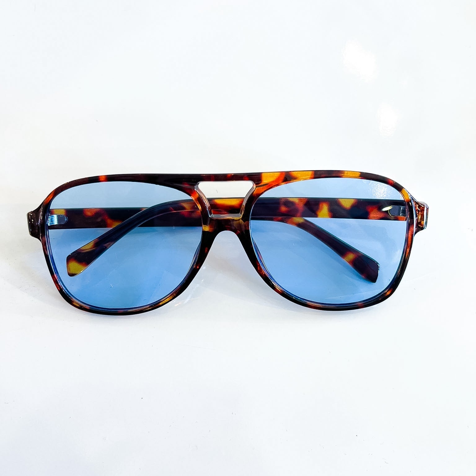 Double Bridge Aviator Sunglasses - Swoon Boutique New Orleans