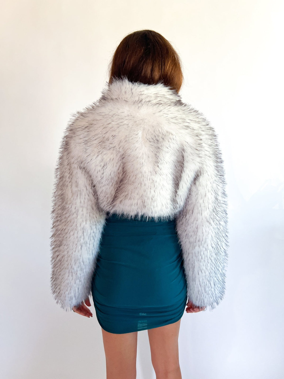 Emberis Fur Cropped Jacket - Swoon Boutique New Orleans