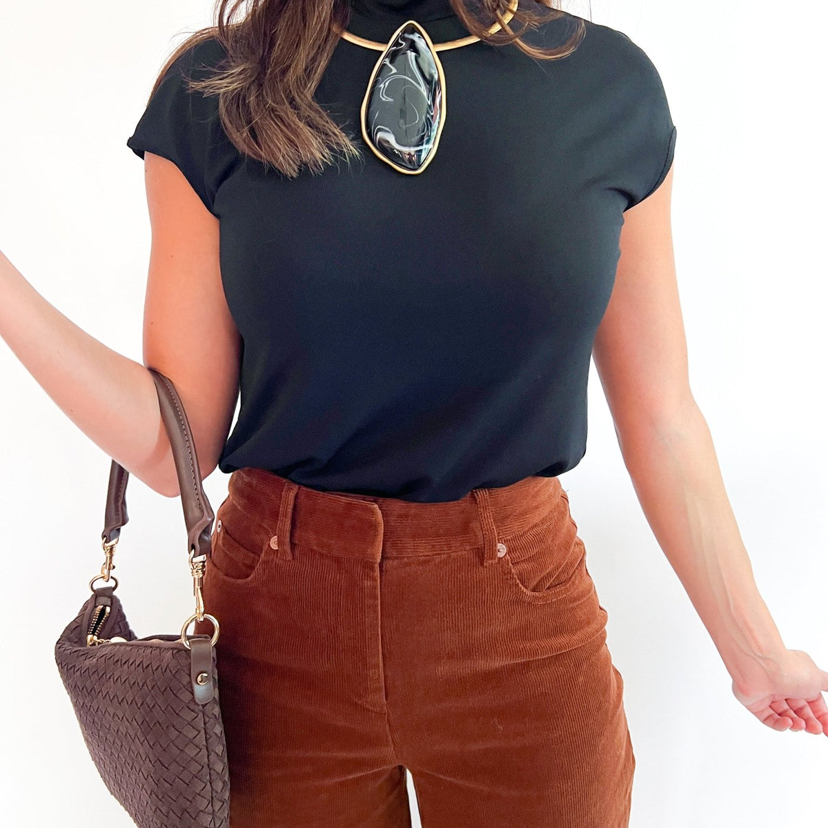 Essential Mock Neck Top - Swoon Boutique New Orleans