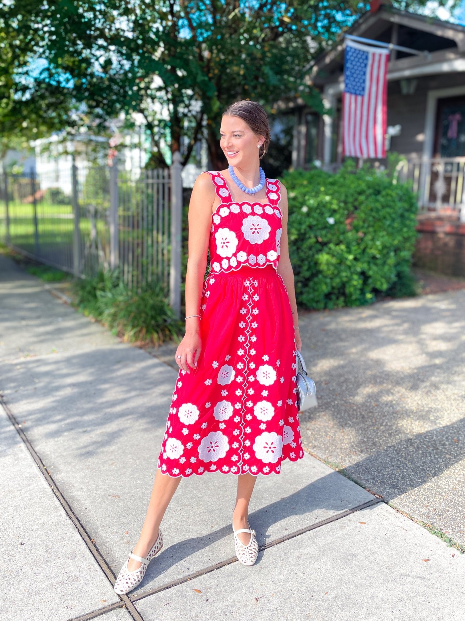 Etta Midi Skirt Set - Swoon Boutique New Orleans