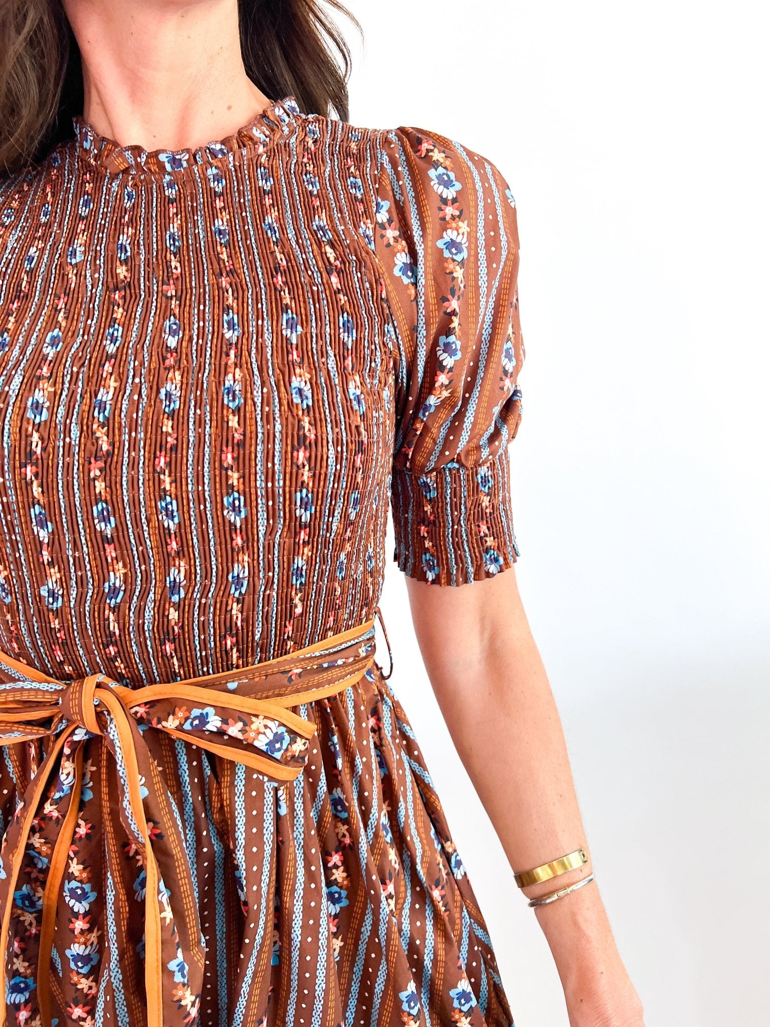 Etta Smocked Dress - Swoon Boutique New Orleans