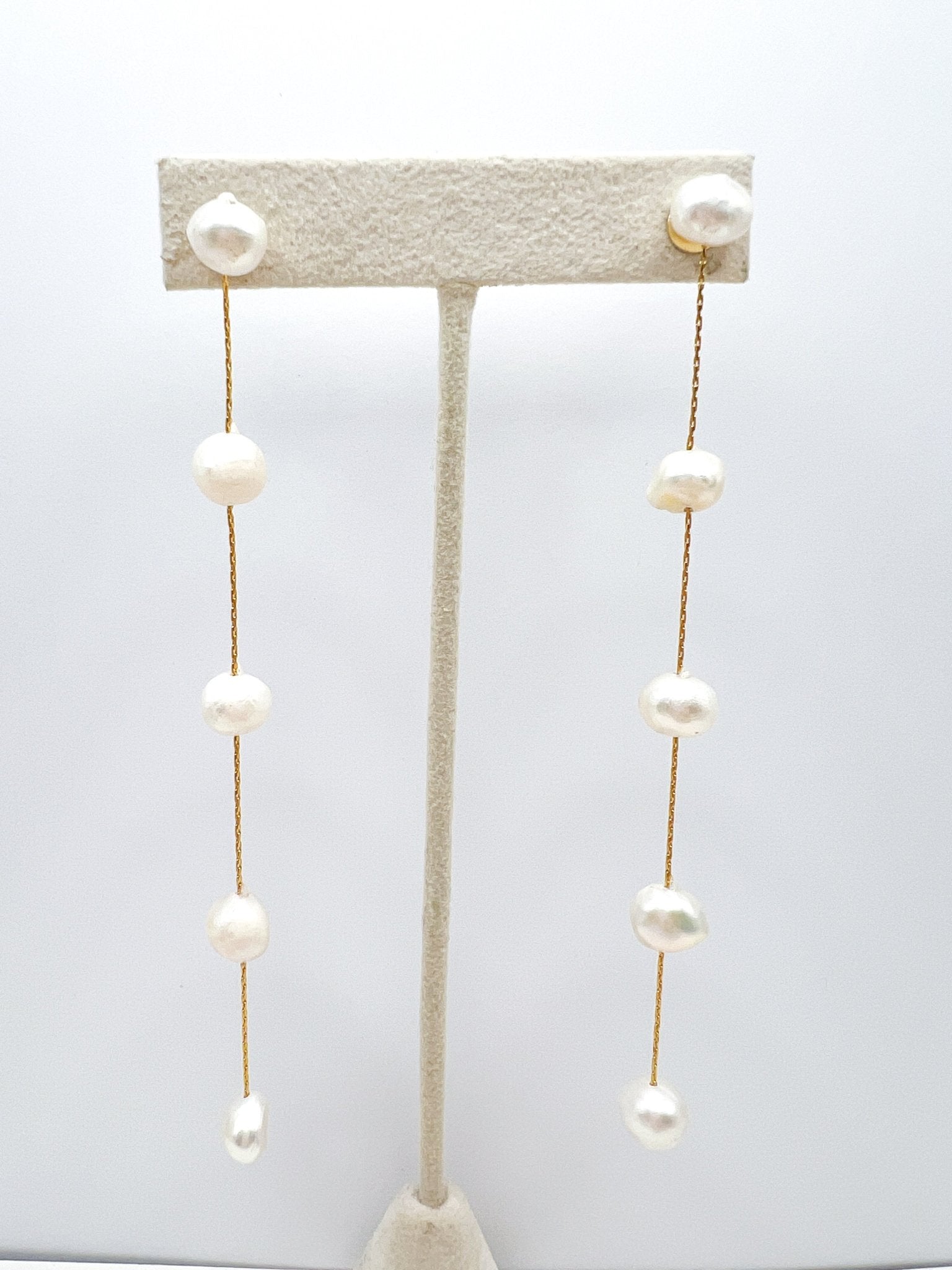 Freshwater Pearl Dangle Earring - Swoon Boutique New Orleans