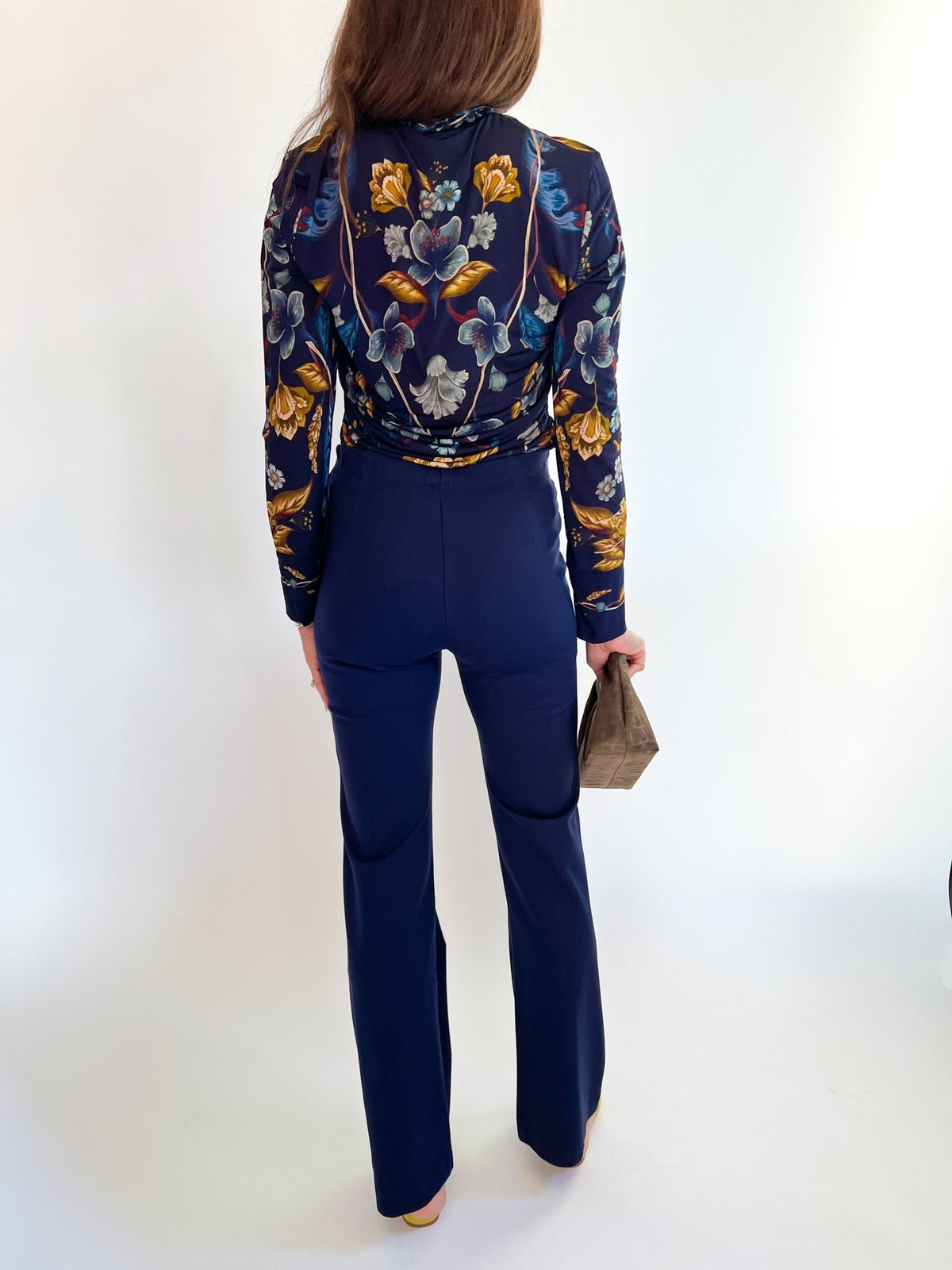 Front Seaming Ponte Knit Pant - Swoon Boutique New Orleans