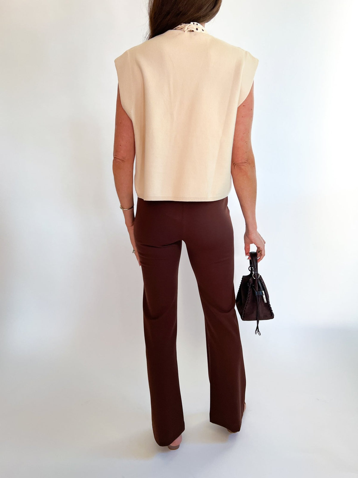 Front Seaming Ponte Knit Pant - Swoon Boutique New Orleans
