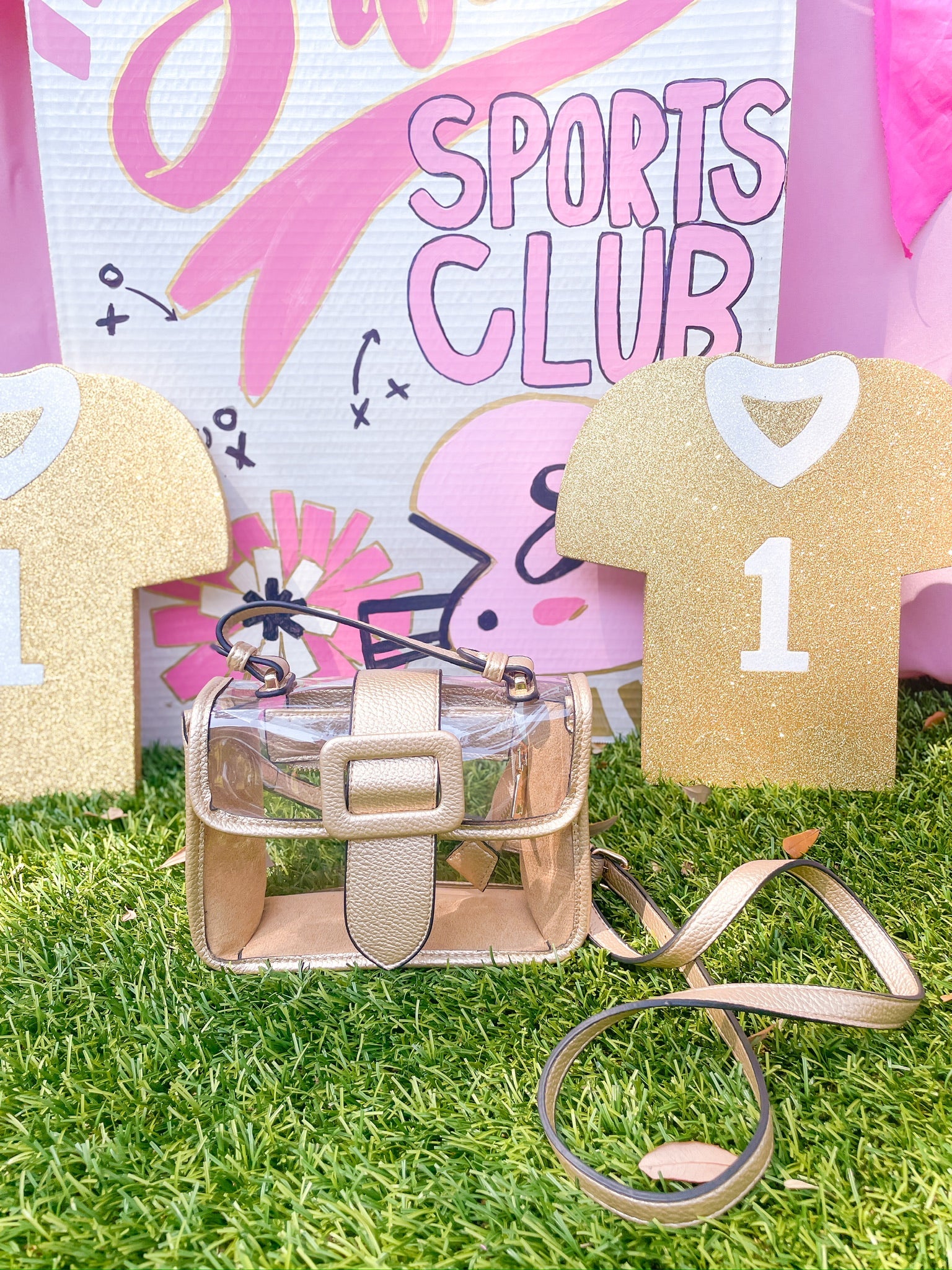 Gameday Toni Gold Stadium Bag - Swoon Boutique New Orleans