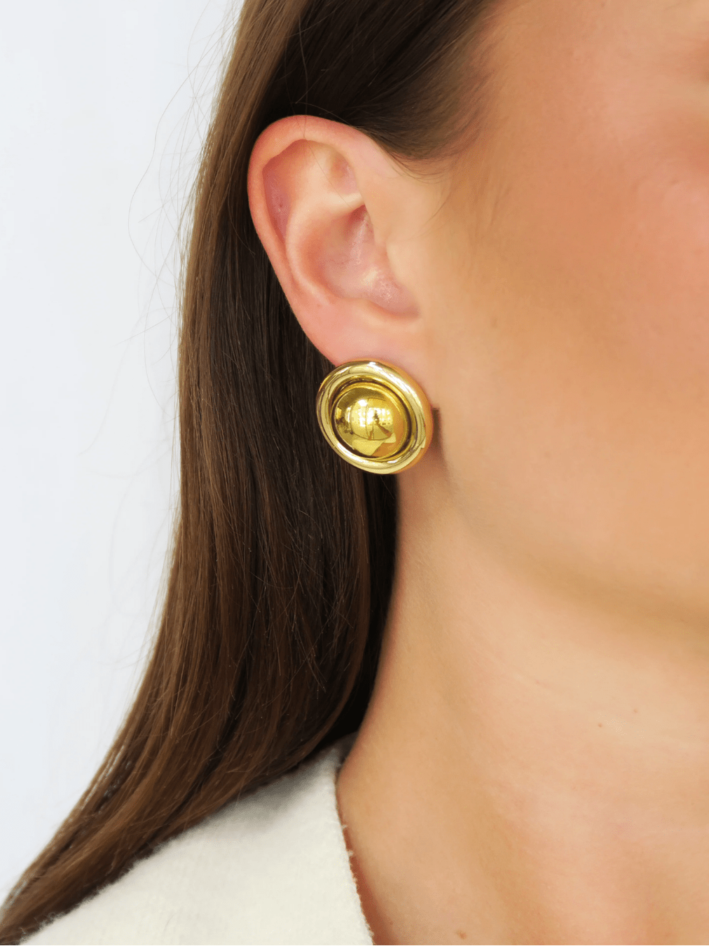 Gold Lawson Stud Earrings - Swoon Boutique New Orleans