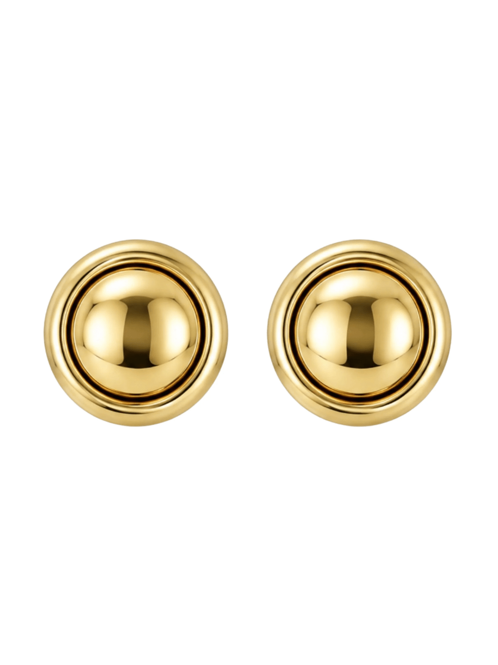 Gold Lawson Stud Earrings - Swoon Boutique New Orleans