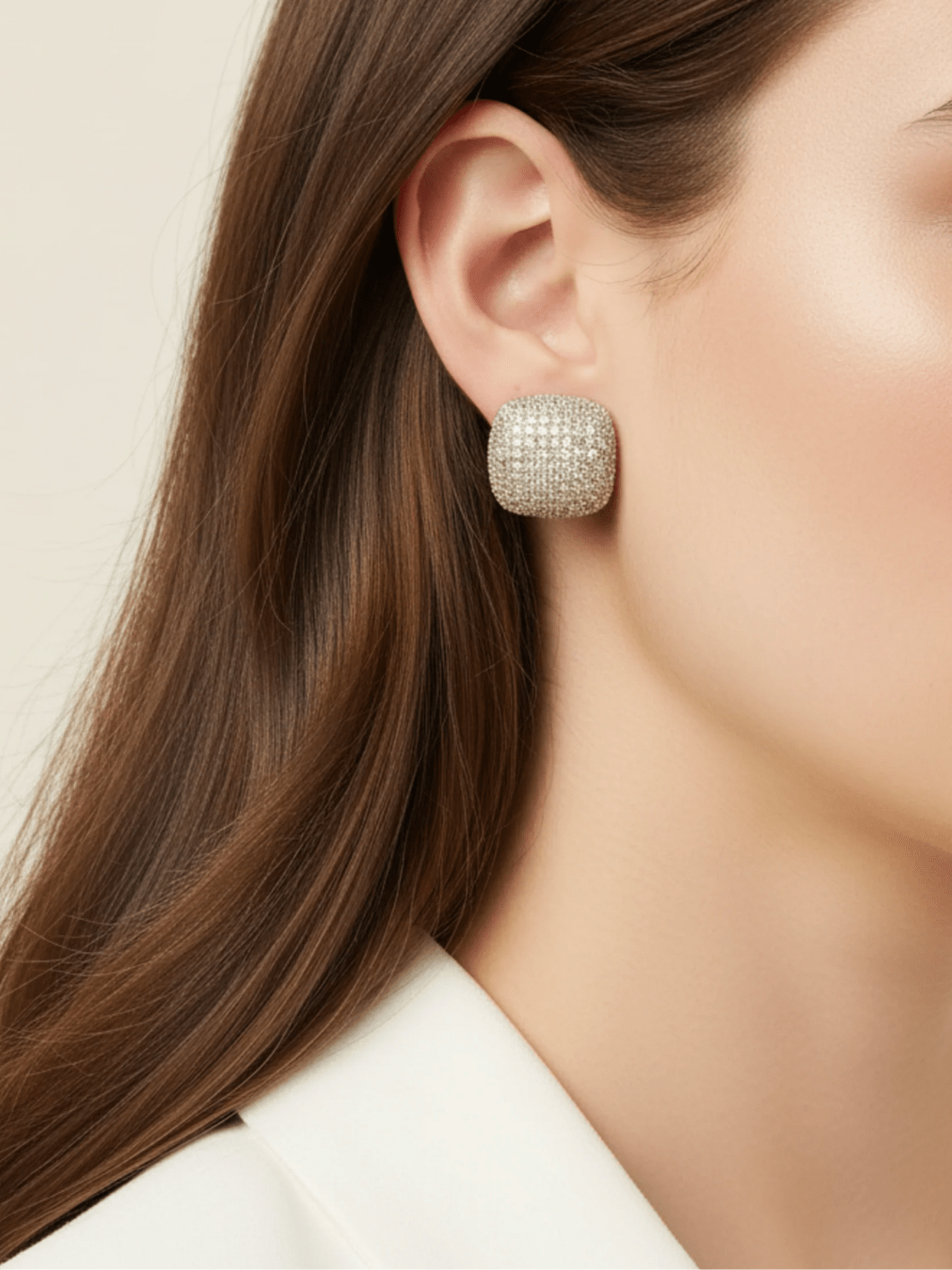 Gold Soiree Stud Earrings - Swoon Boutique New Orleans