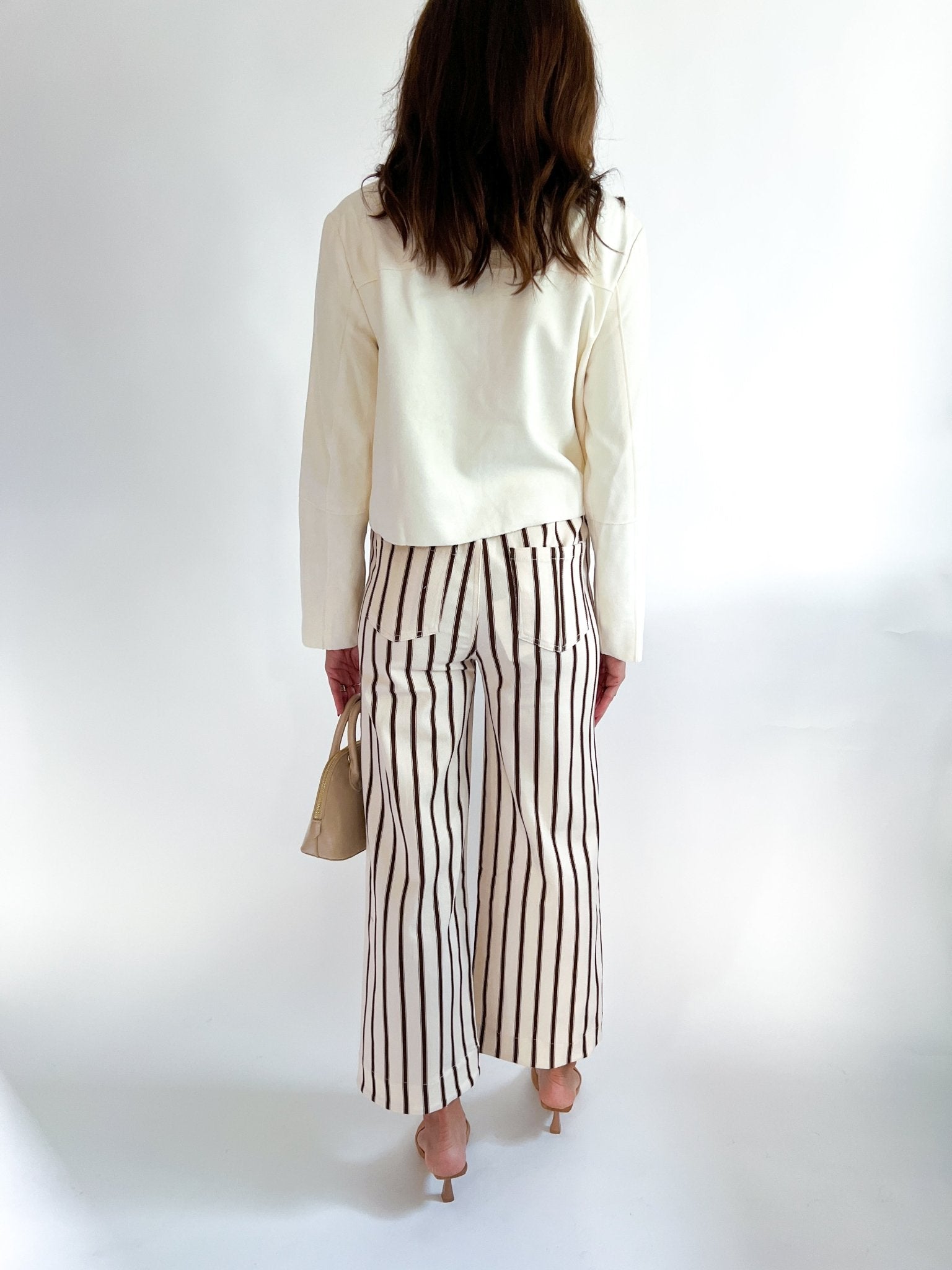 Harper Stripe Wide Leg Pants - Swoon Boutique New Orleans