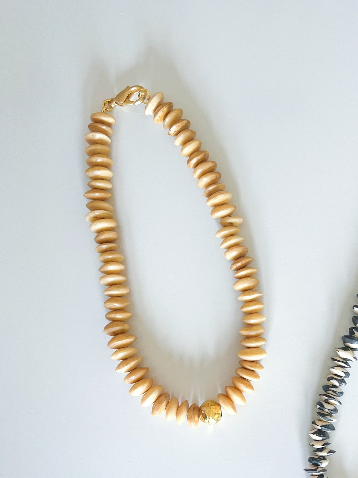 Heishi Bone Necklace - Swoon Boutique New Orleans