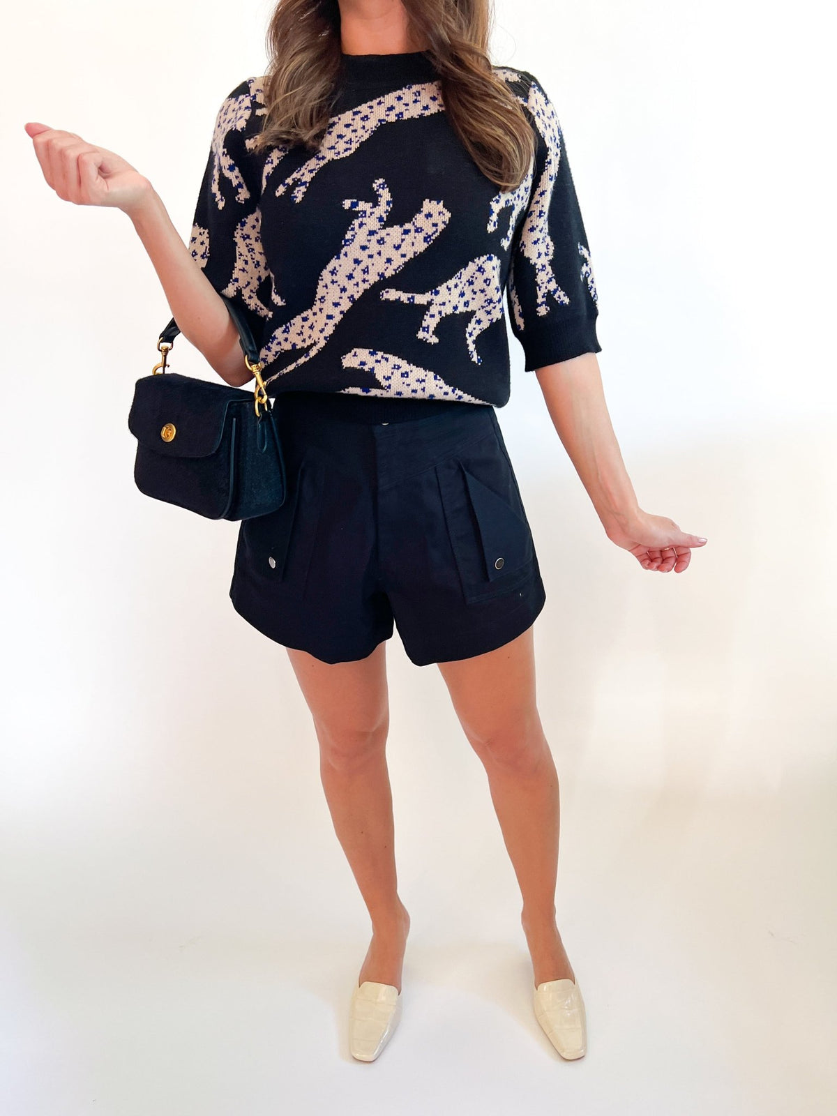 Jaguar Intarsia Sweater - Swoon Boutique New Orleans