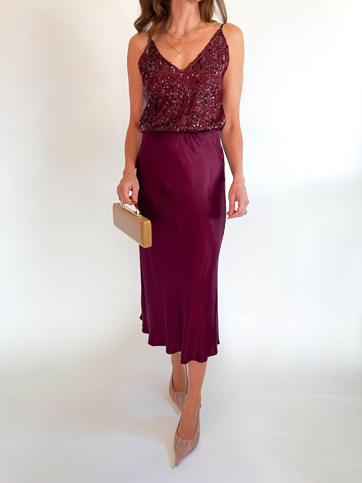 Leah Sequin Cami - Swoon Boutique New Orleans