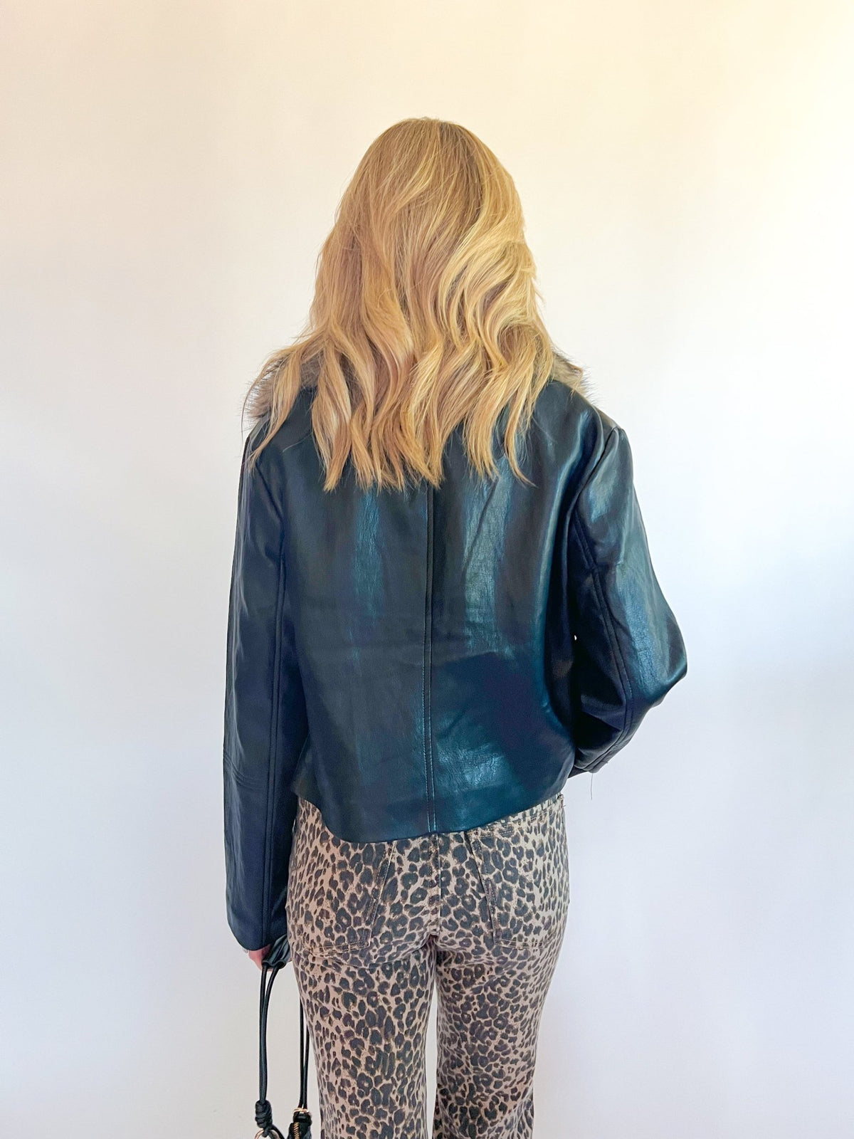 Lexi Long Sleeve Faux Fur Jacket - Swoon Boutique New Orleans