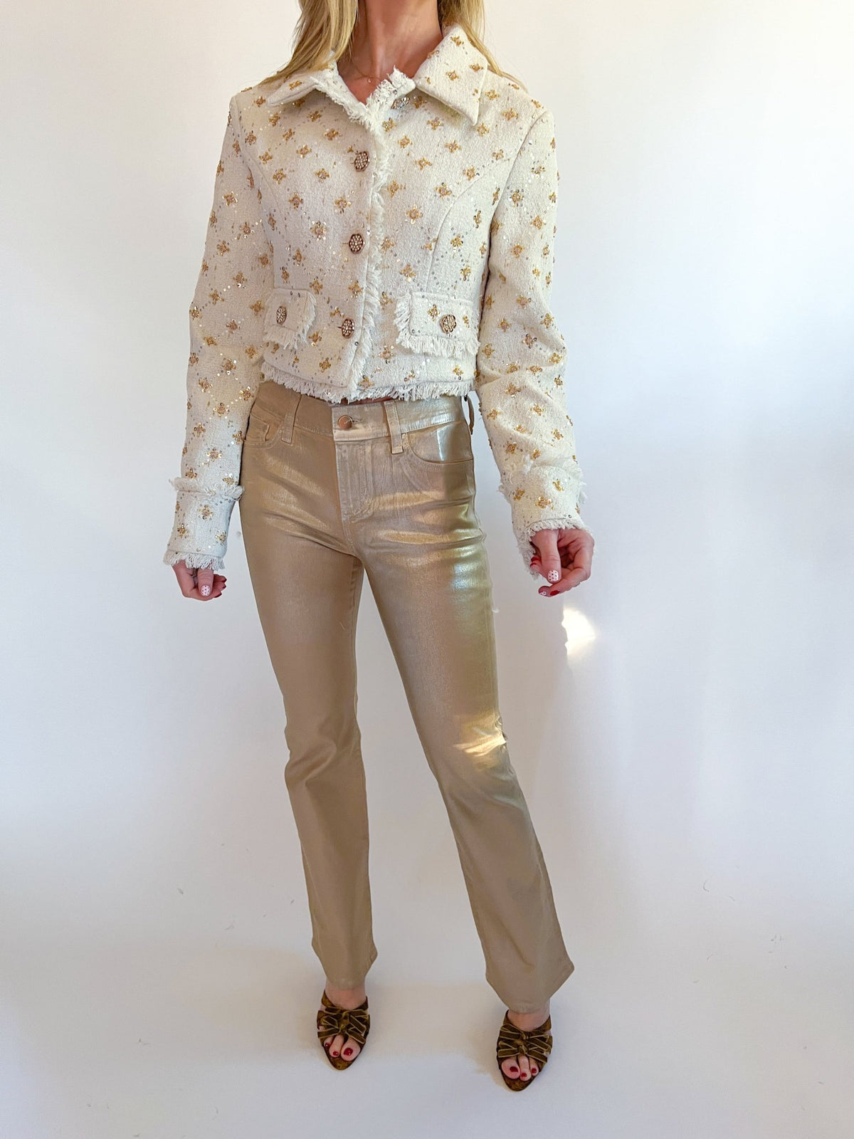 Liore Cropped Jacket - Swoon Boutique New Orleans