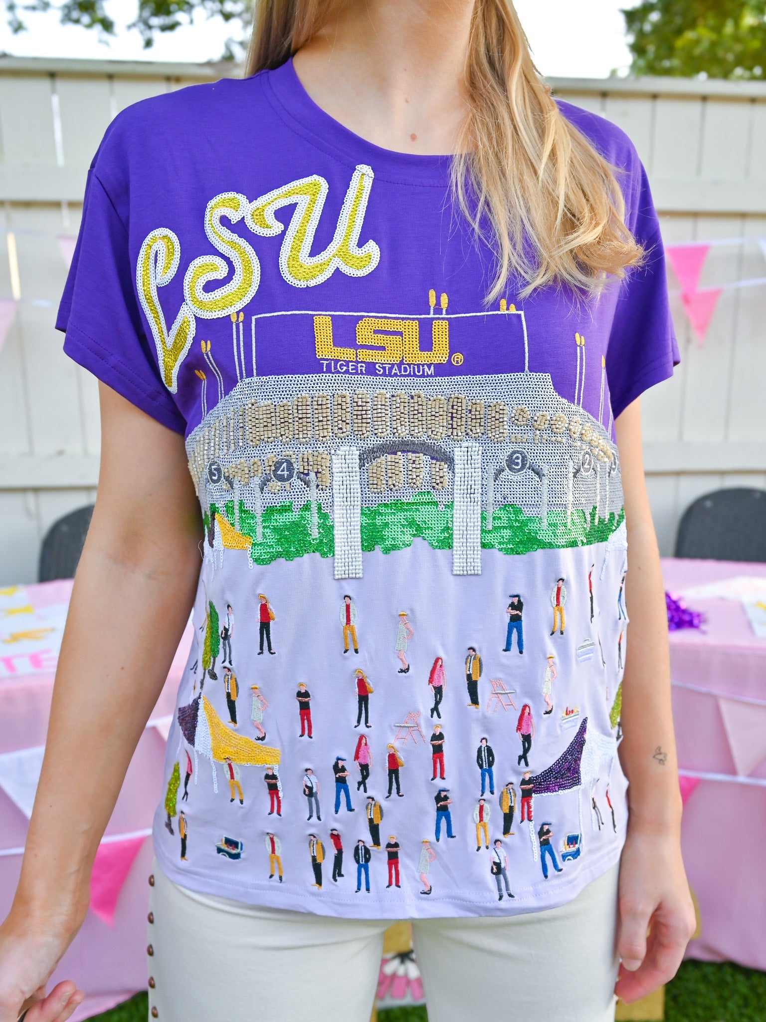 Lsu Tailgate Party Tee - Swoon Boutique New Orleans