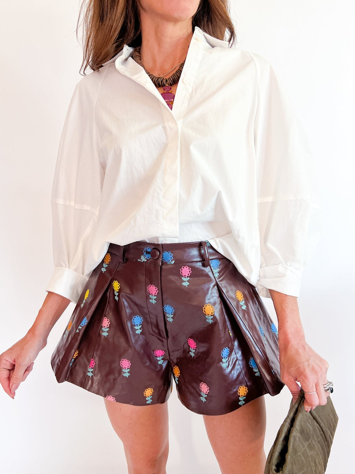 Luma Leather Shorts - Swoon Boutique New Orleans