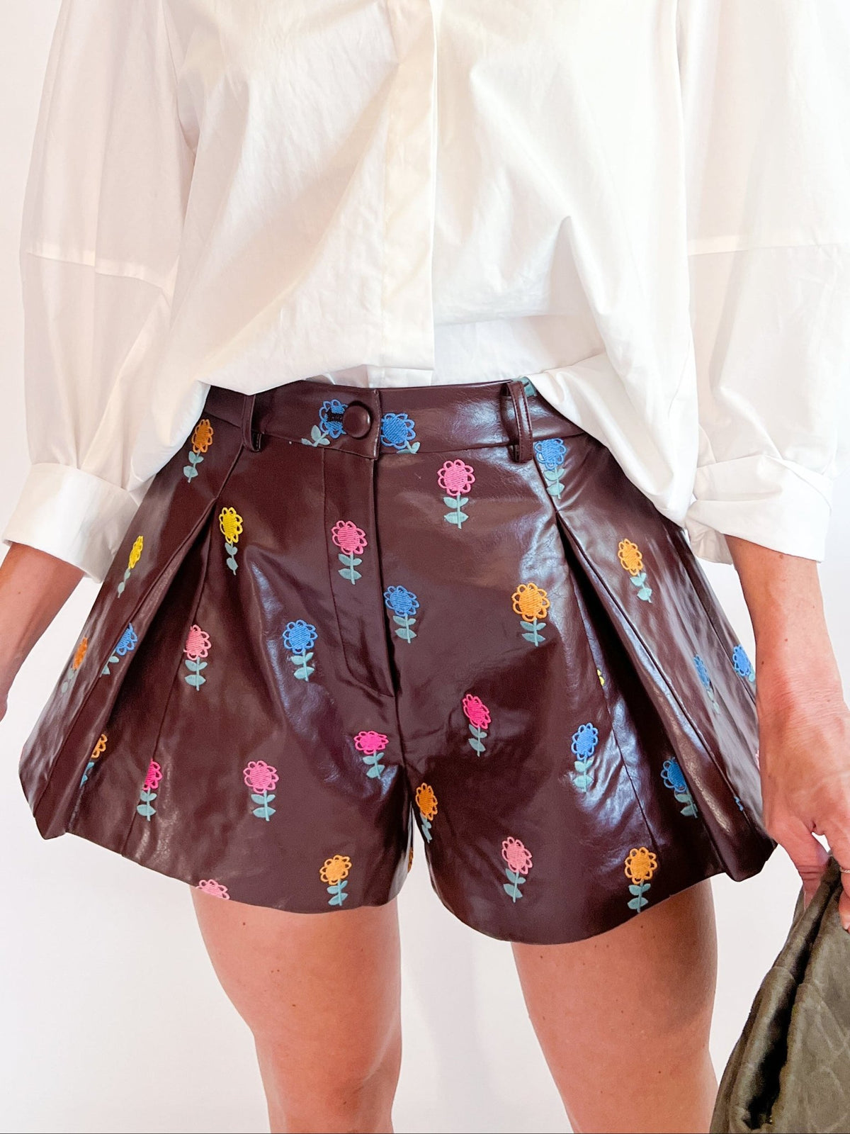 Luma Leather Shorts - Swoon Boutique New Orleans