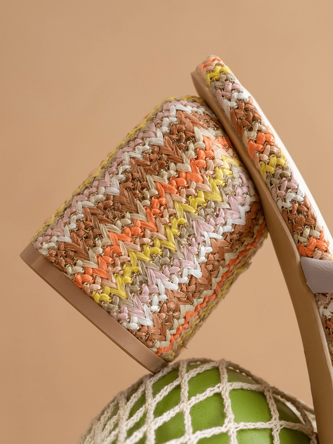 Margaret Rattan Heel - Swoon Boutique New Orleans