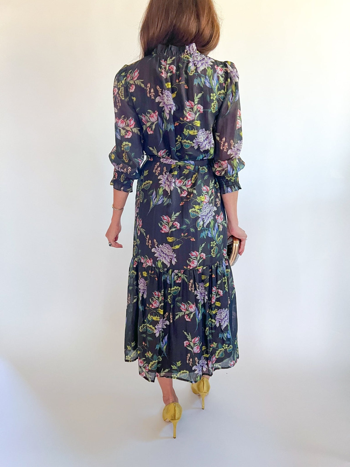 Midnight Garden Maxi Dress - Swoon Boutique New Orleans