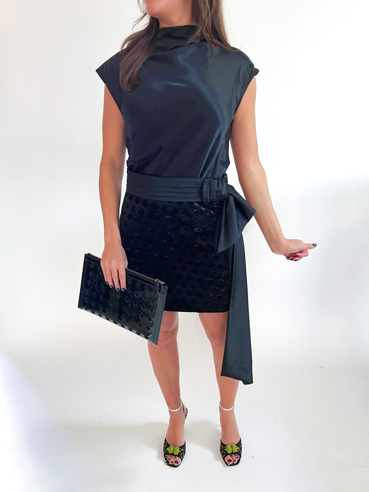 Nights With You Satin Shell Top - Swoon Boutique New Orleans