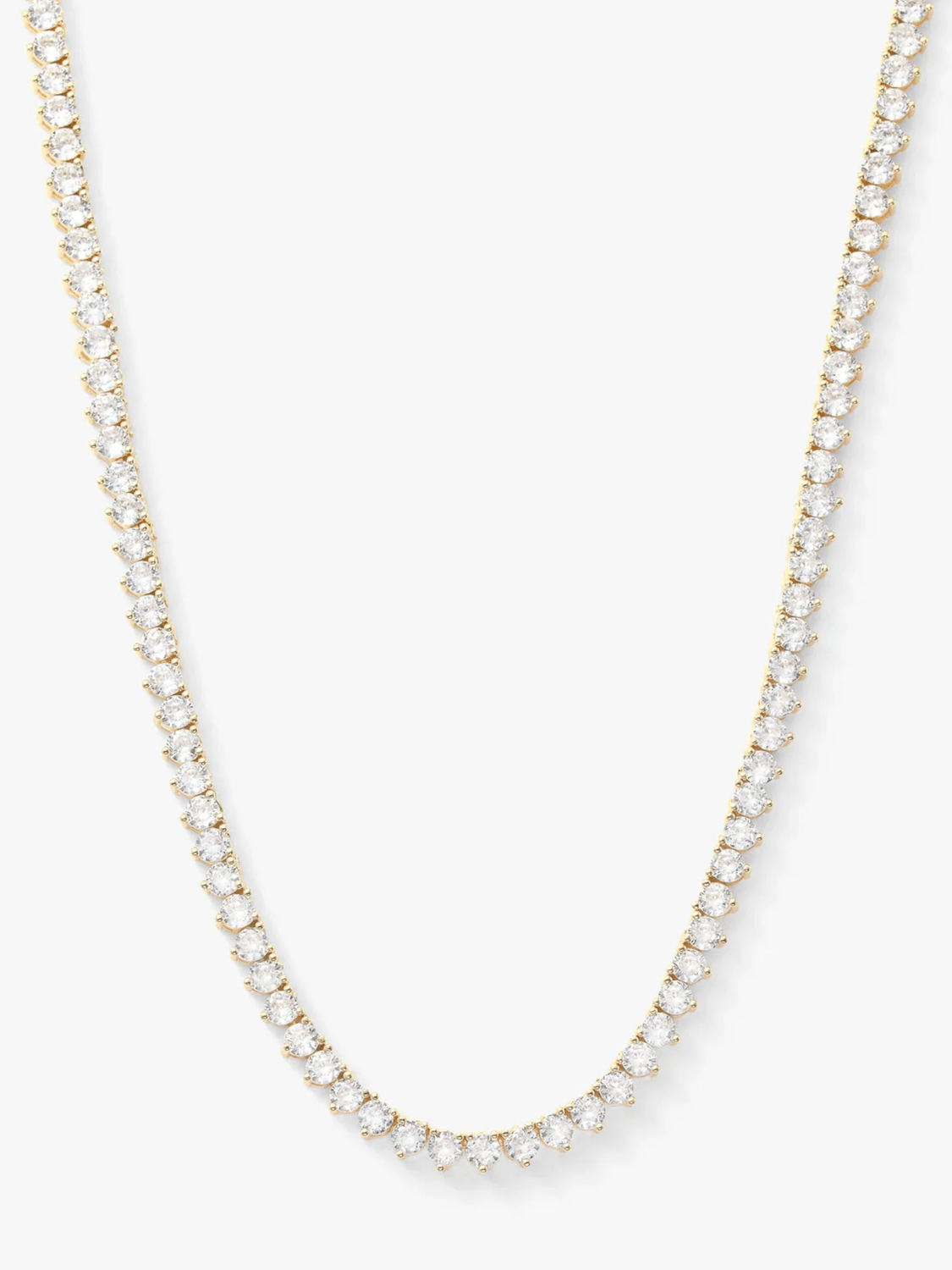 Not Your Basic Tennis Necklace 16' - Swoon Boutique New Orleans