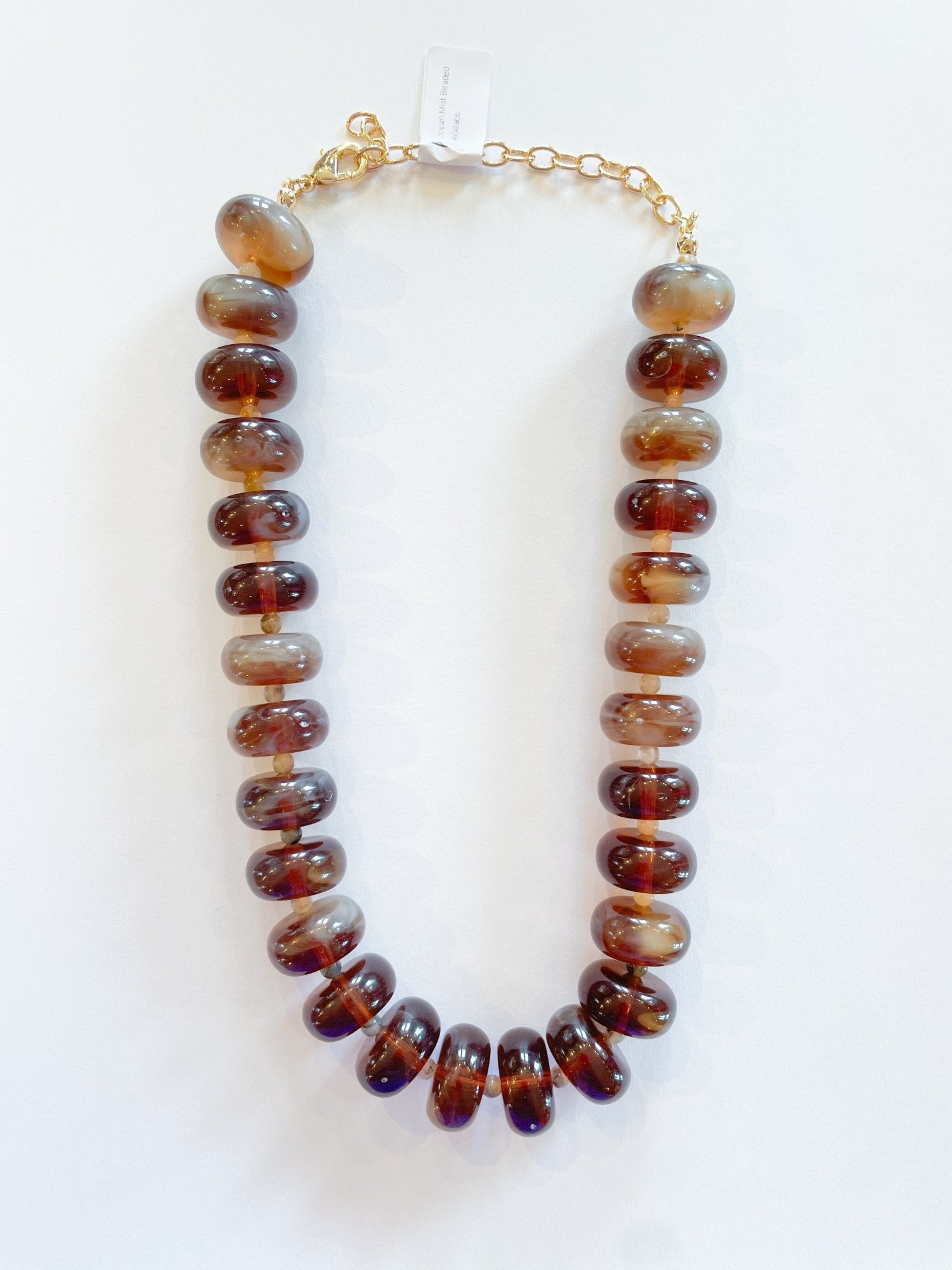 Ocean Mist Beaded Necklace - Swoon Boutique New Orleans