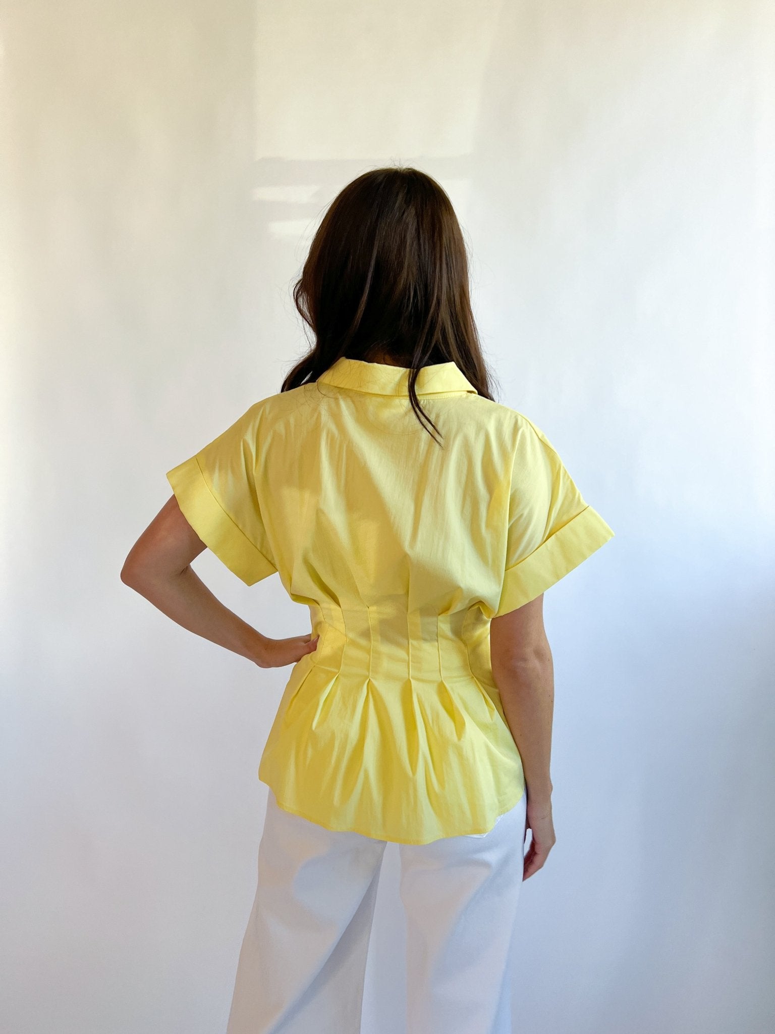 Peplum Short Sleeve Top - Swoon Boutique New Orleans