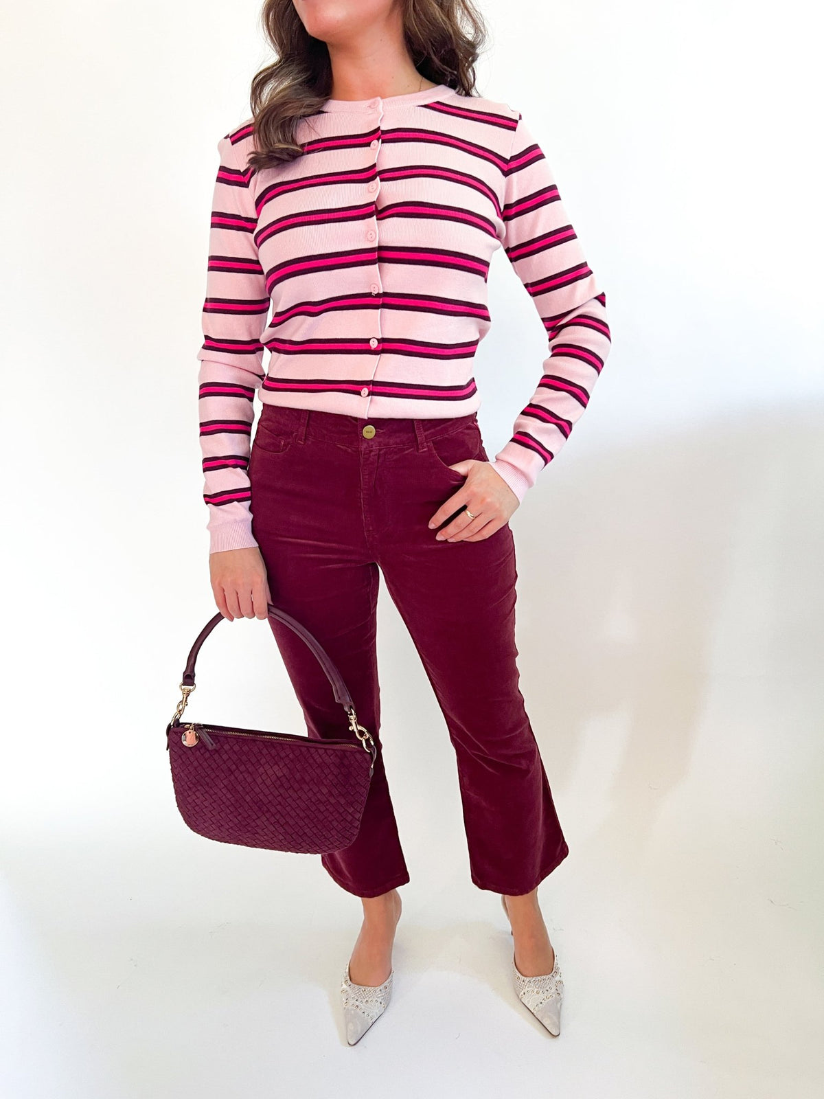 Rainbow Striped Cardigan - Swoon Boutique New Orleans