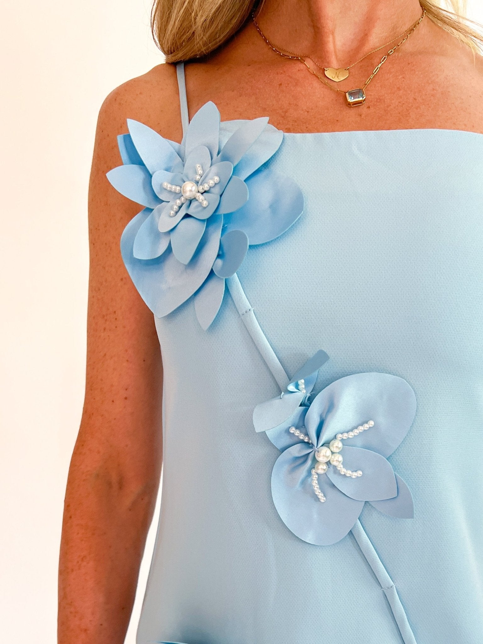 Reina 3D Floral Gown - Swoon Boutique New Orleans